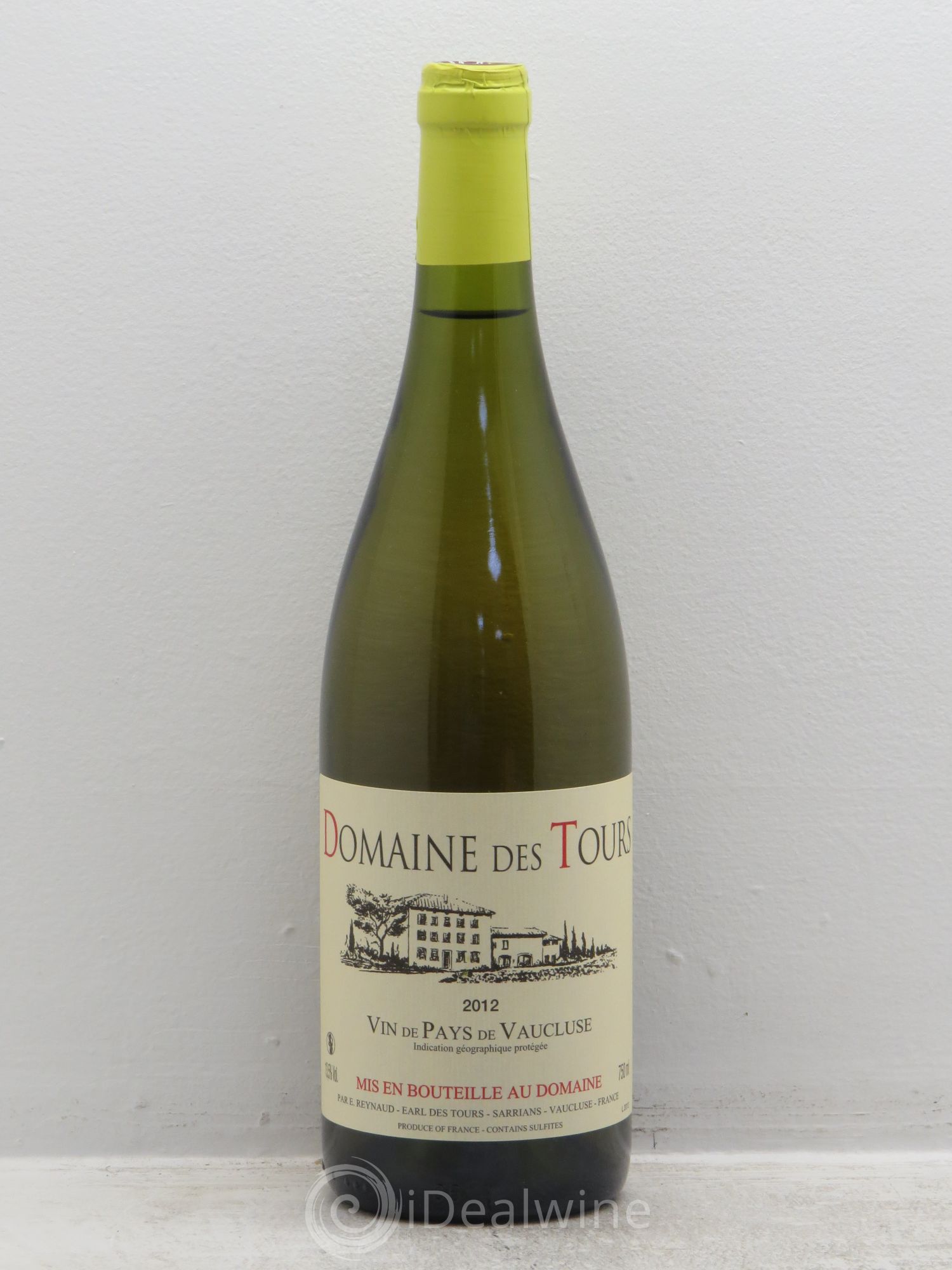 Vaucluse (Vin de Pays de Vaucluse) Domaine des Tours Emmanuel Reynaud (sans prix de réserve) 2012 - Lot de 1 bouteille - 0