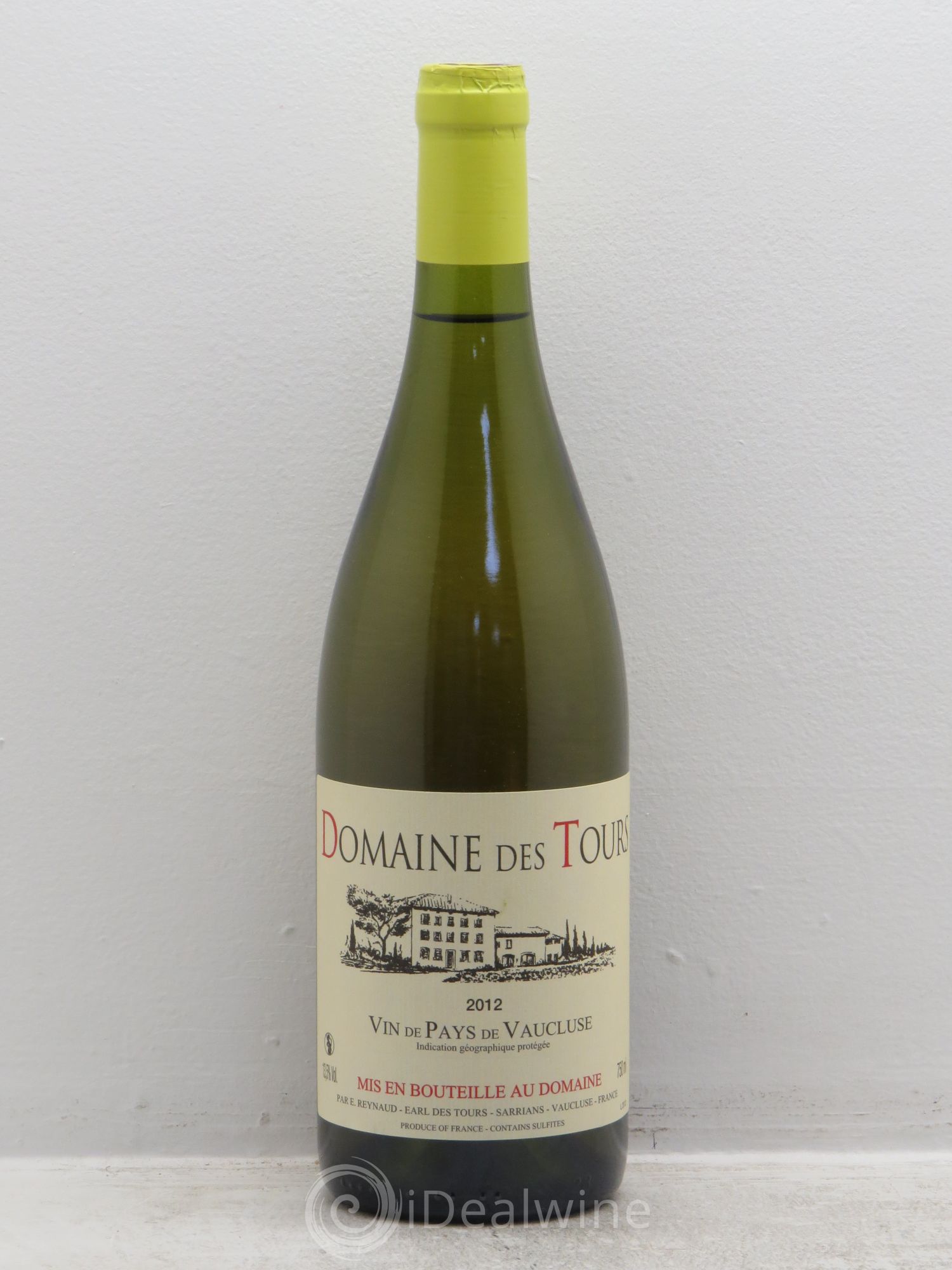 Vaucluse (Vin de Pays de Vaucluse) Domaine des Tours Emmanuel Reynaud (sans prix de réserve) 2012 - Lot de 1 bouteille - 0
