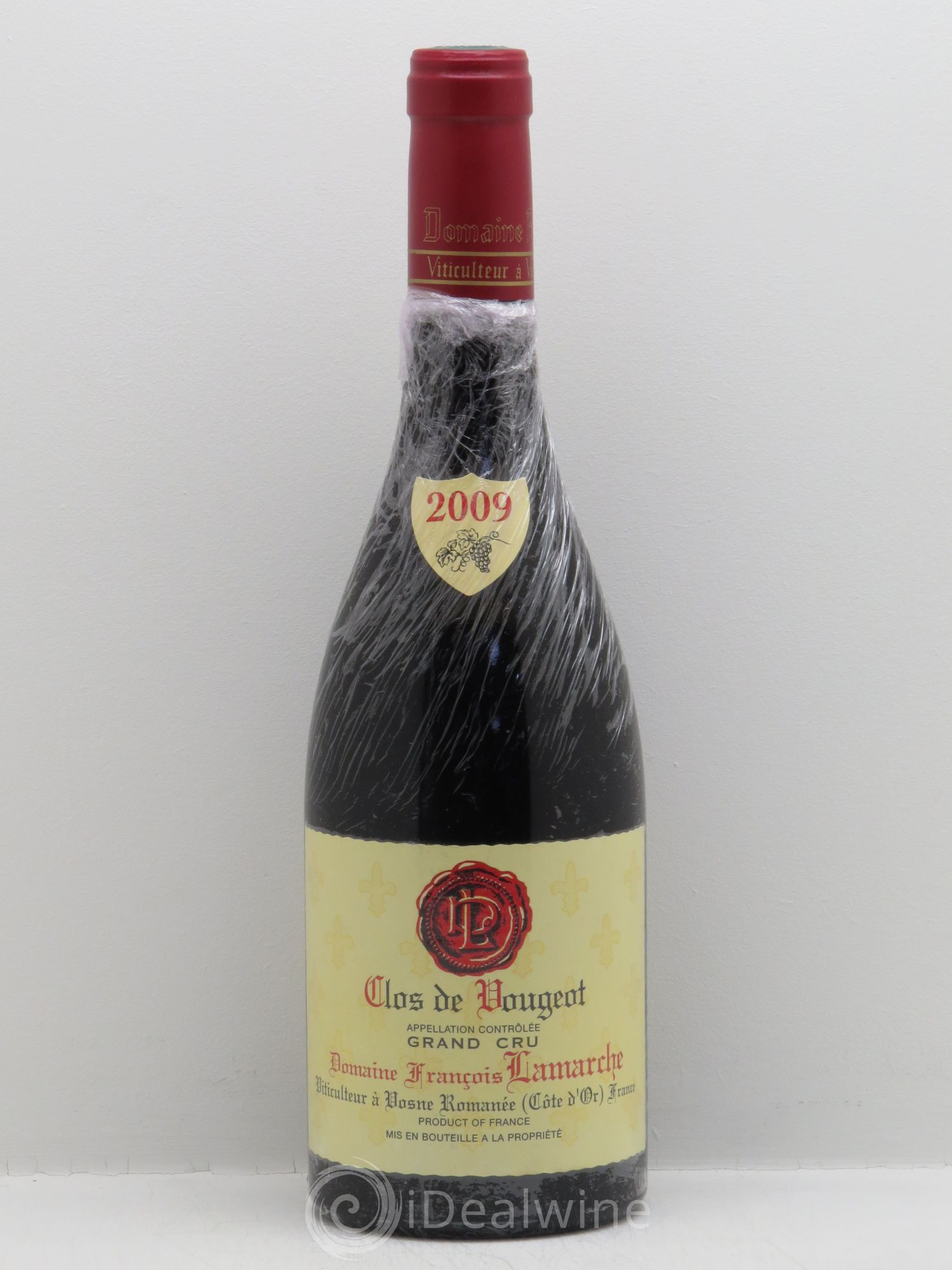 Clos de Vougeot Grand Cru Lamarche (Domaine) 2009 - Lot de 1 bouteille - 0