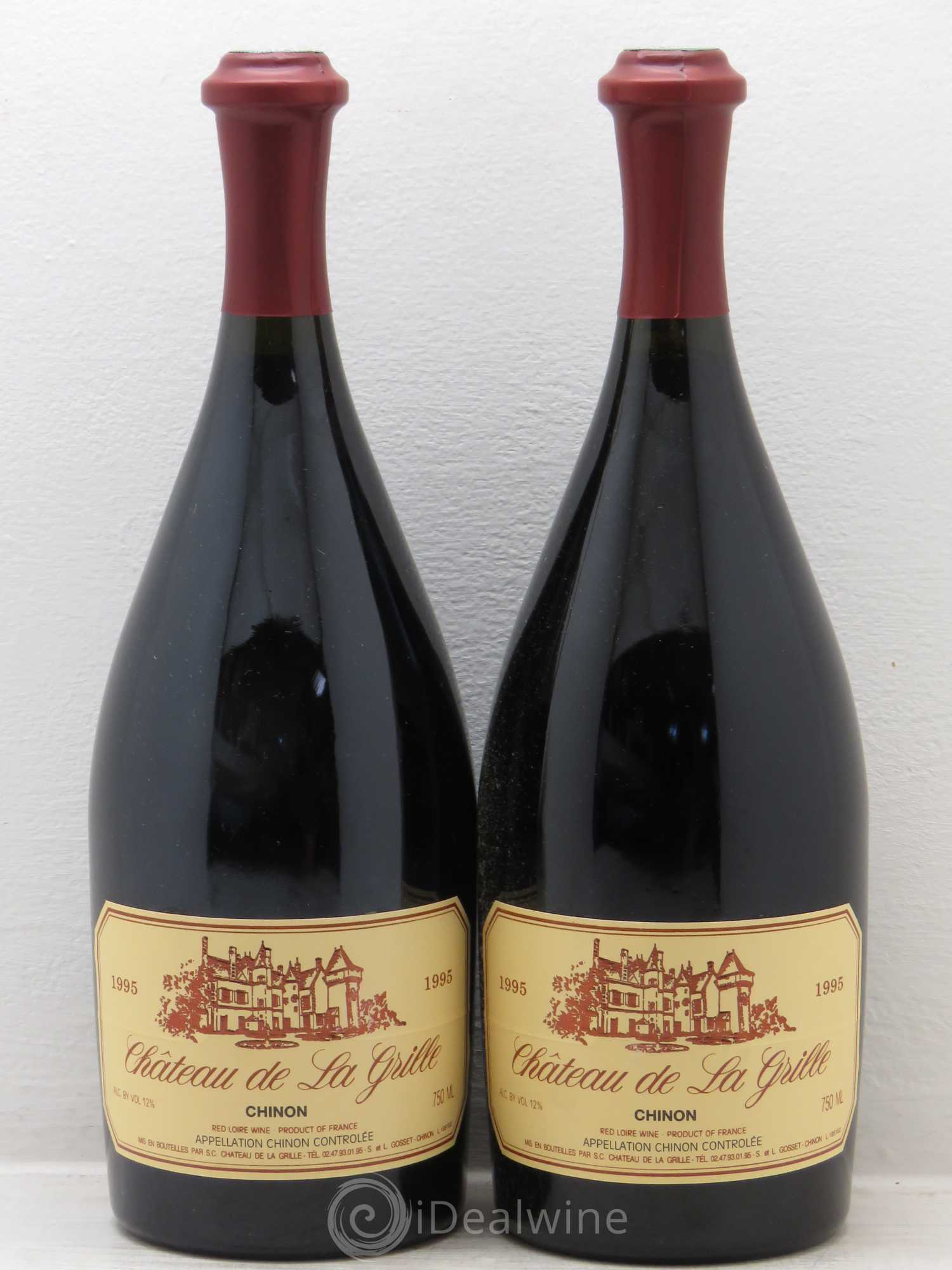 Chinon (sans prix de réserve) 1995 - Lot de 2 bouteilles - 0