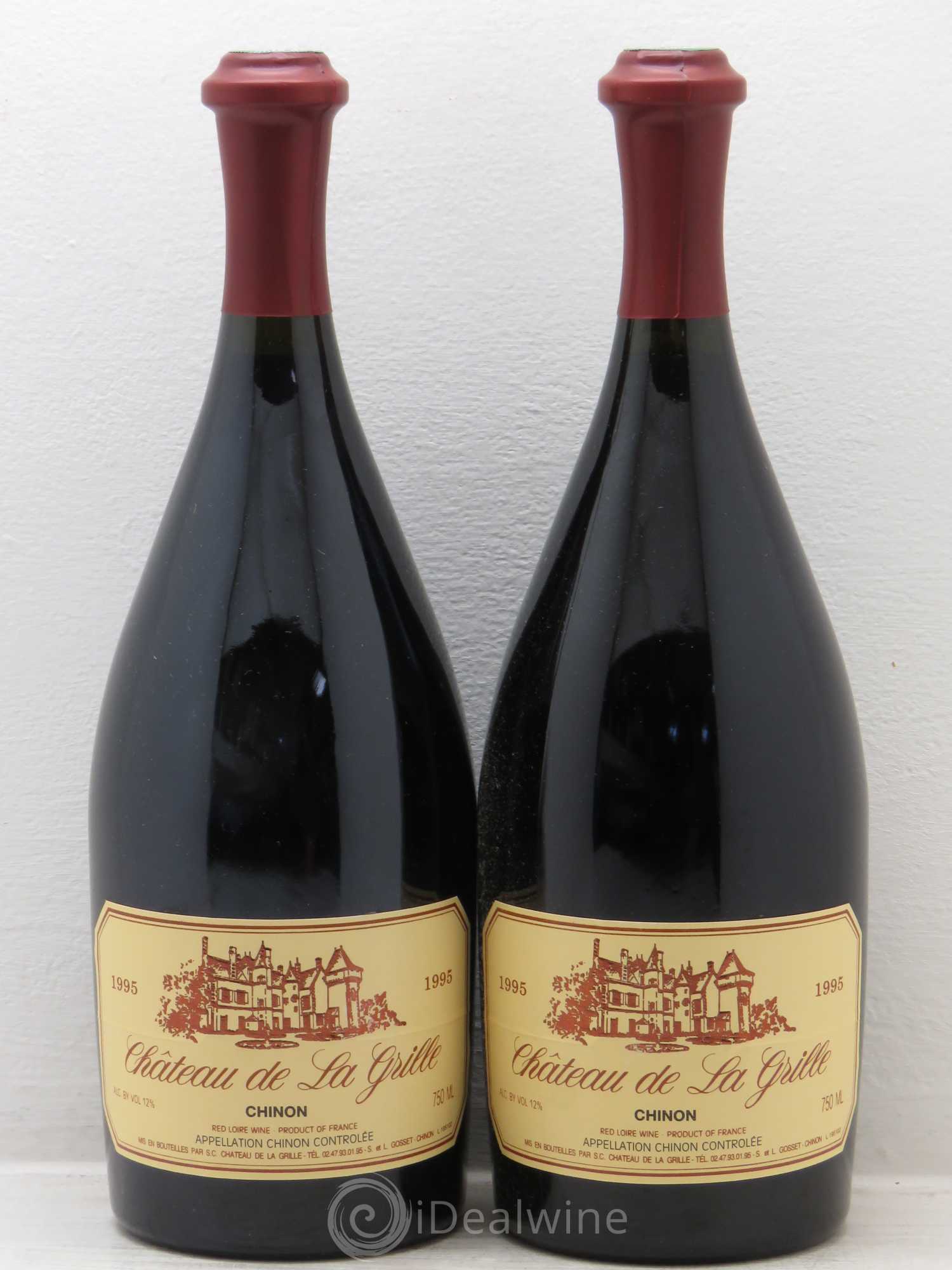 Chinon (sans prix de réserve) 1995 - Lot de 2 bouteilles - 0