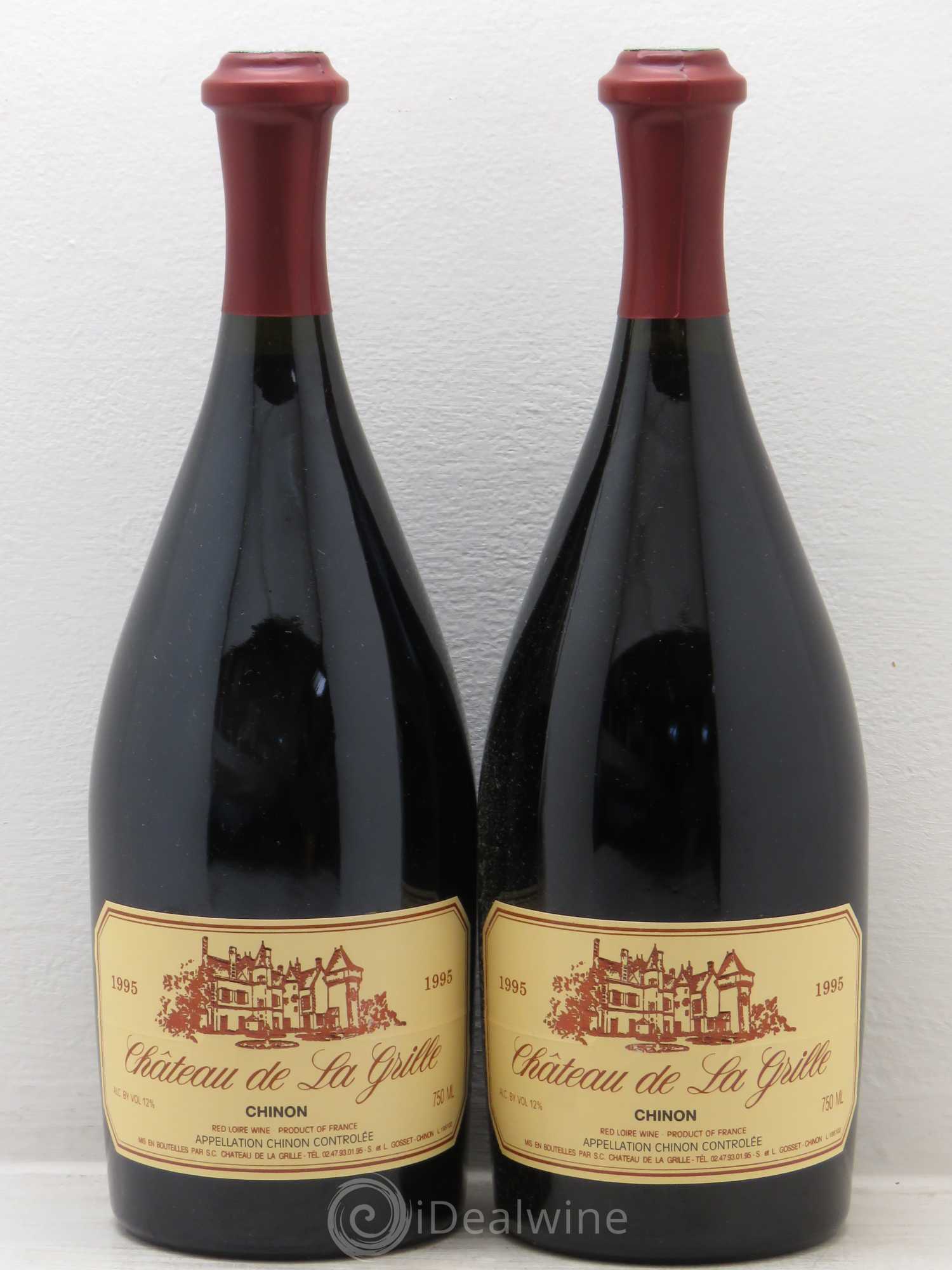 Chinon (sans prix de réserve) 1995 - Lot de 2 bouteilles - 0