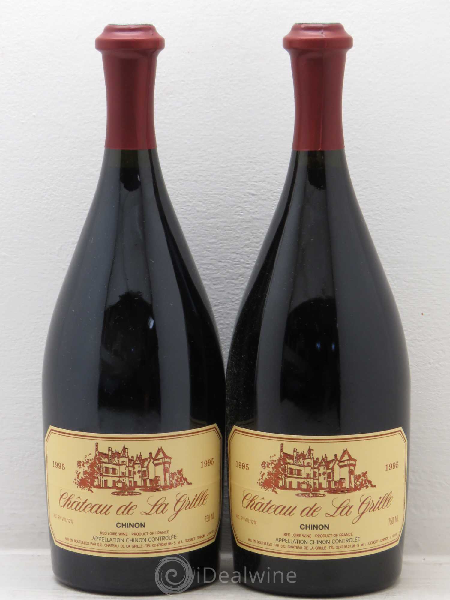 Chinon (sans prix de réserve) 1995 - Lot de 2 bouteilles - 0