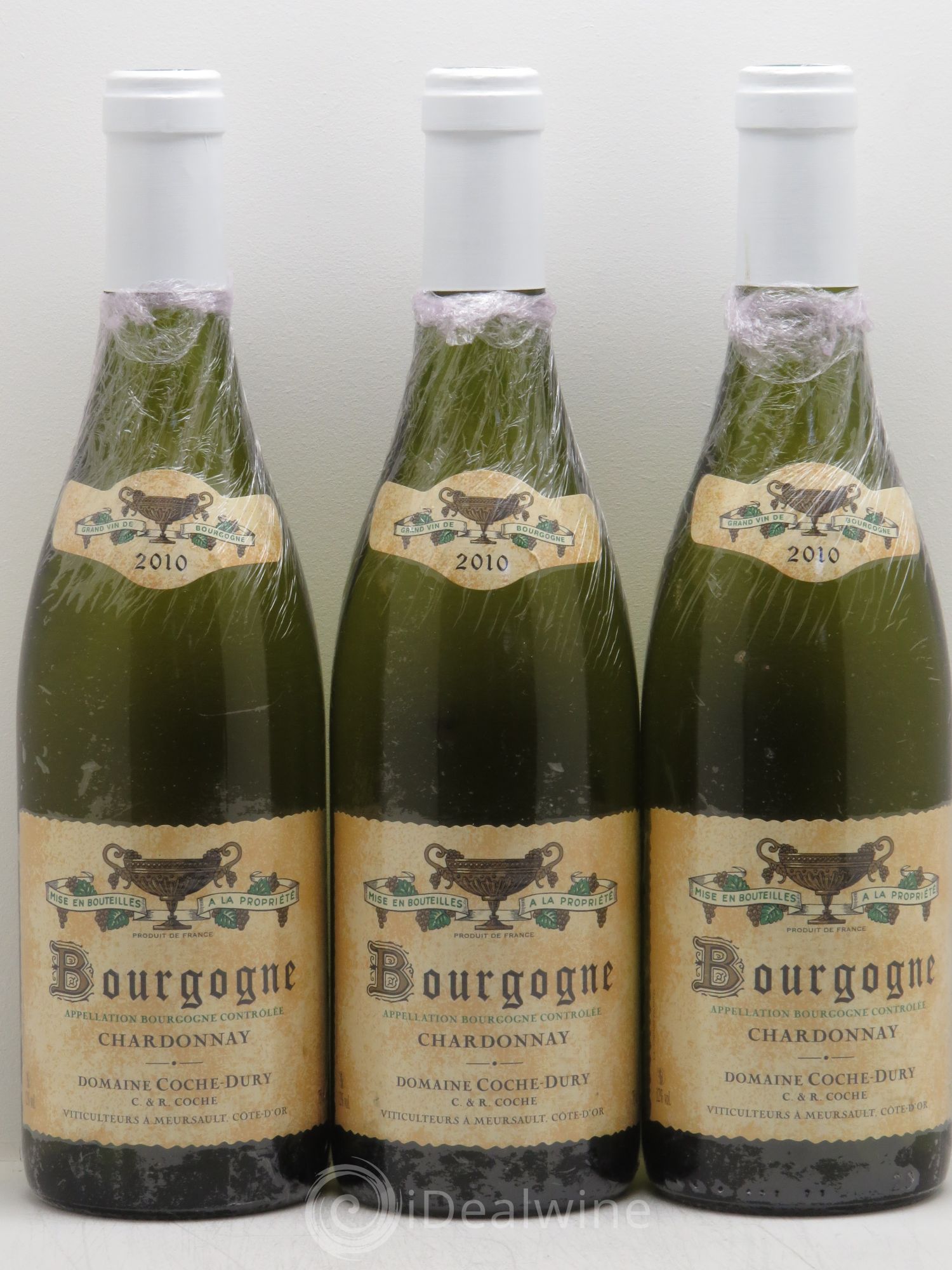 Bourgogne Coche Dury (Domaine) Chardonnay 2010 - Lot de 3 bouteilles - 0