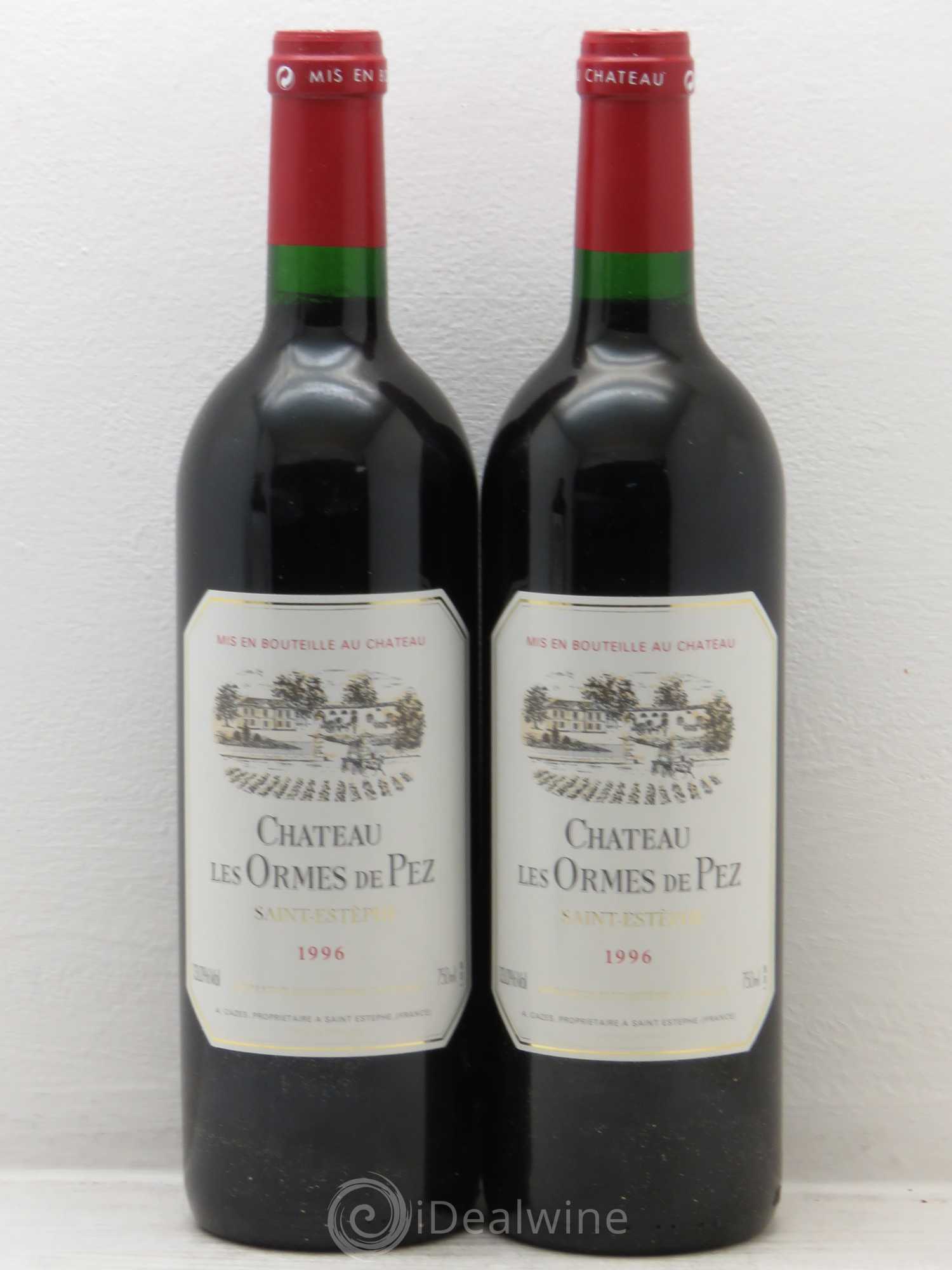 Château les Ormes de Pez 1996 - Lot de 2 bouteilles - 0