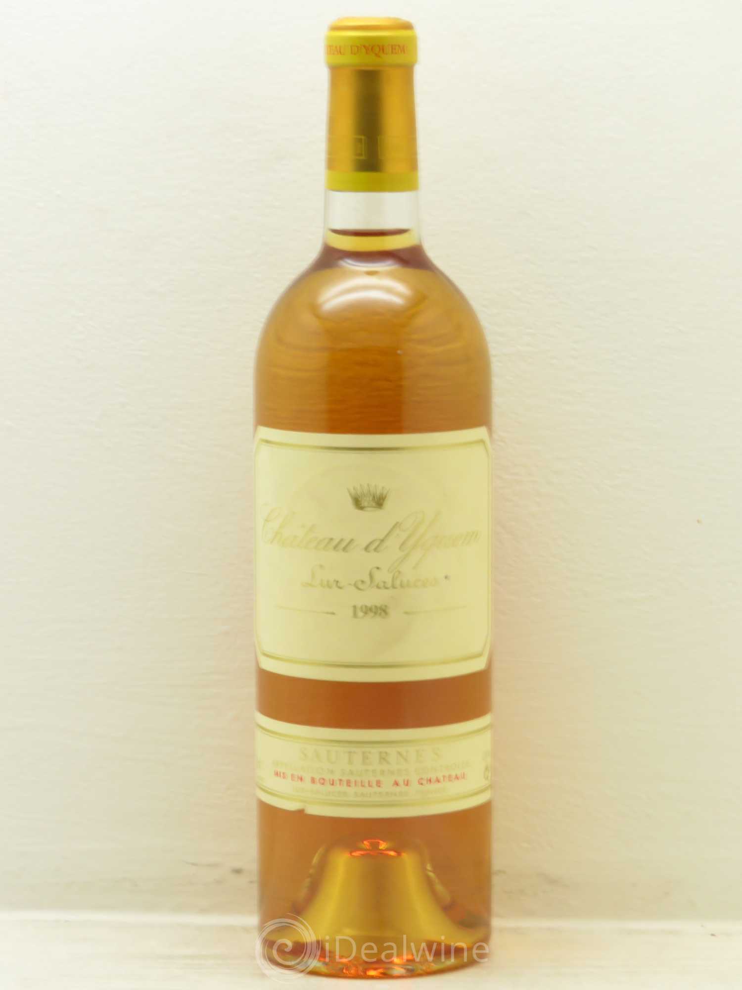 Château d' Yquem 1er Cru Classé Supérieur 1998 - Lotto di 1 bottiglia - 0