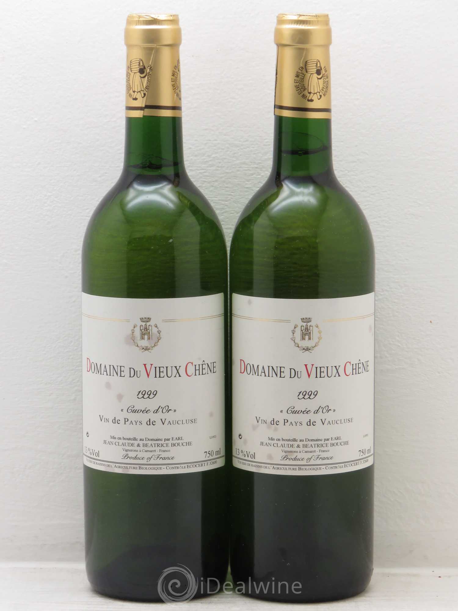 Divers VDP Vaucluse Cuvée d'Or Domaine du Vieux Chêne (sans prix de réserve) 1999 - Posten von 2 Flaschen - 0