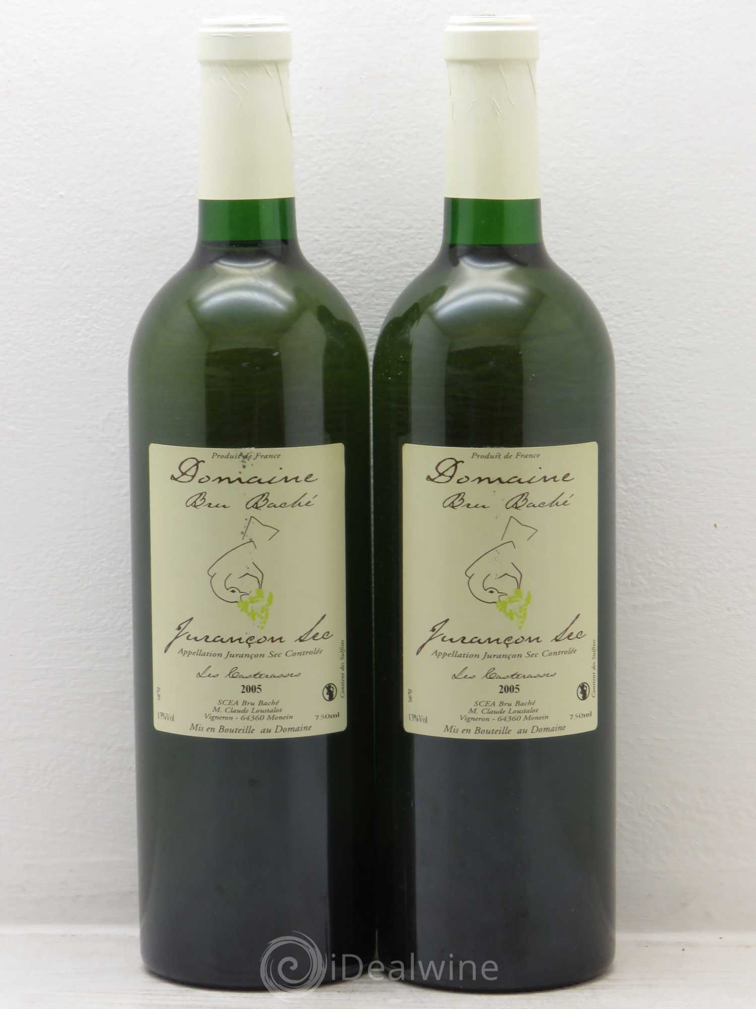 Jurançon Bru Bache Casterasses (Sec) 2005 - Posten von 2 Flaschen - 0