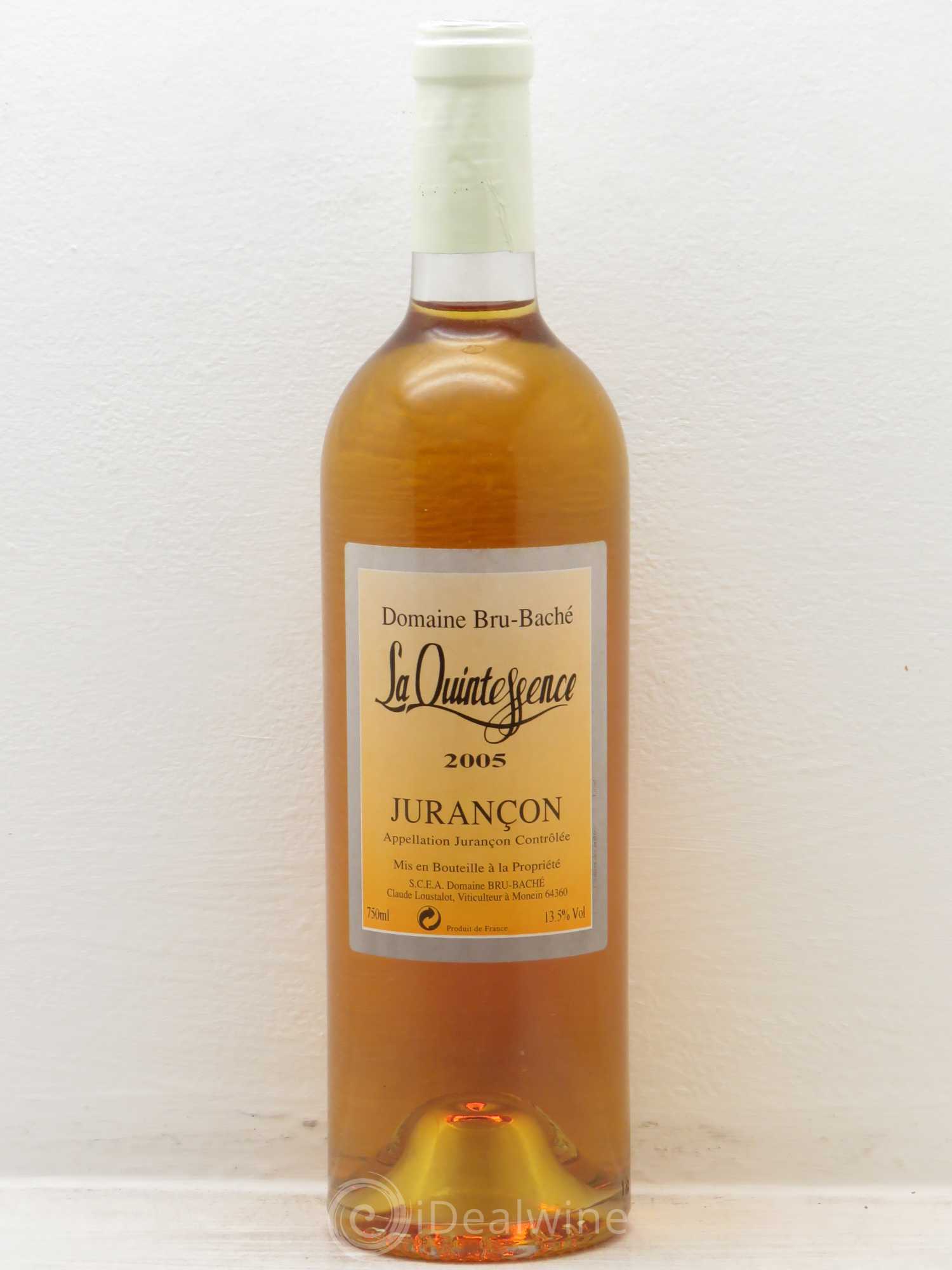 Jurançon Bru Bache Quintessence 2005 - Lotto di 1 bottiglia - 0