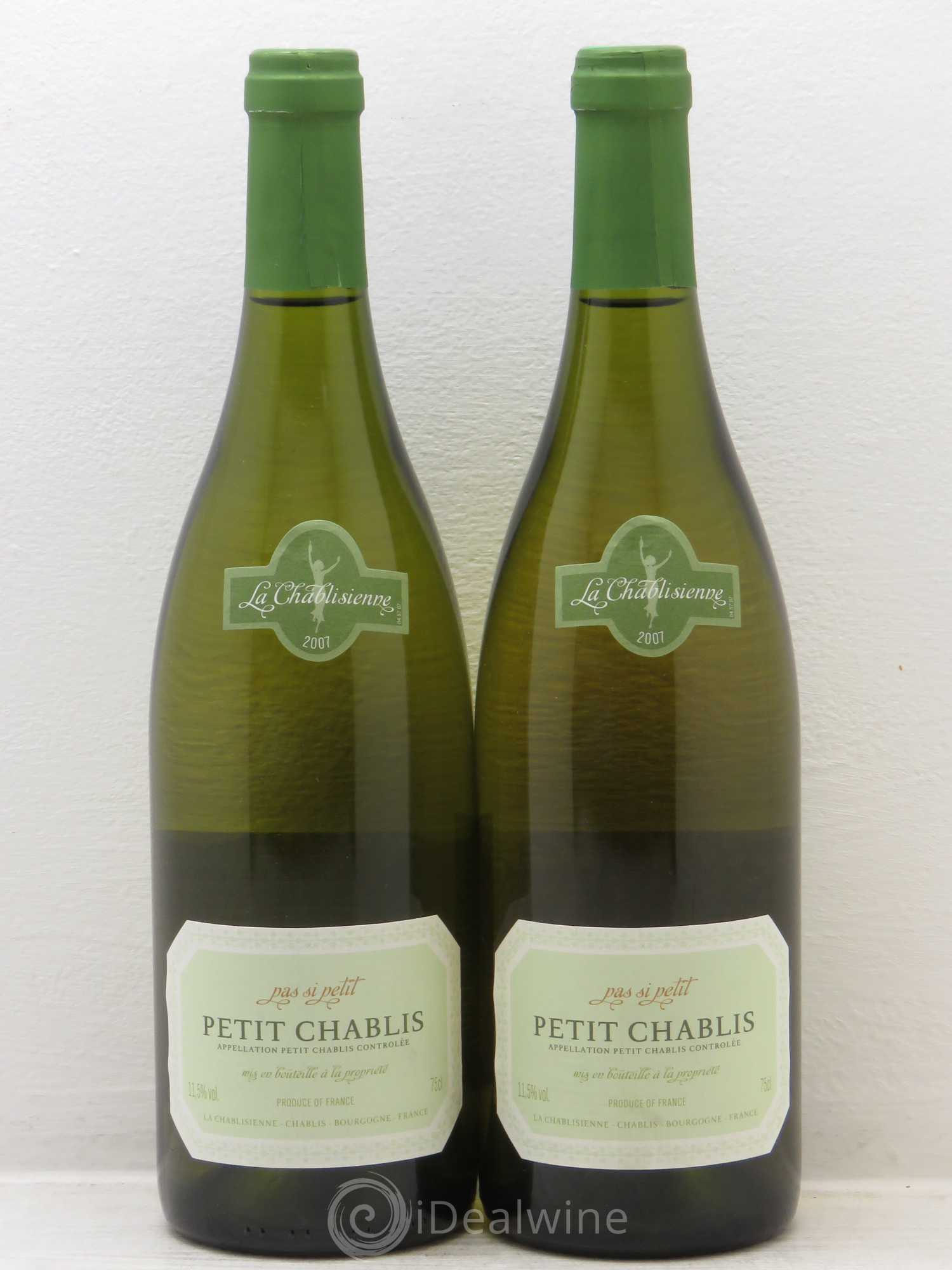 Petit Chablis (sans prix de réserve) 2007 - Lot de 2 bouteilles - 0