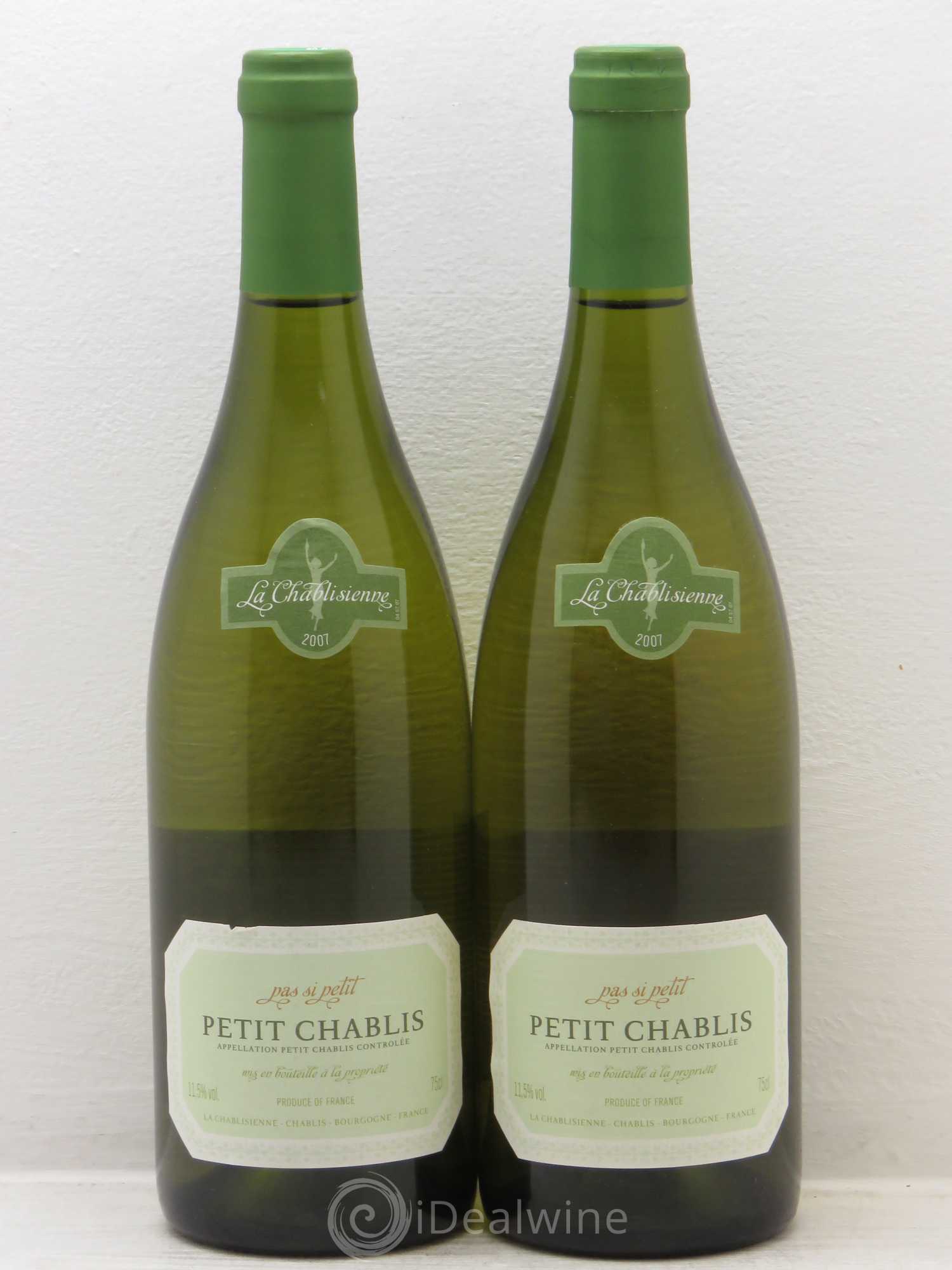 Petit Chablis (sans prix de réserve) 2007 - Lot de 2 bouteilles - 0