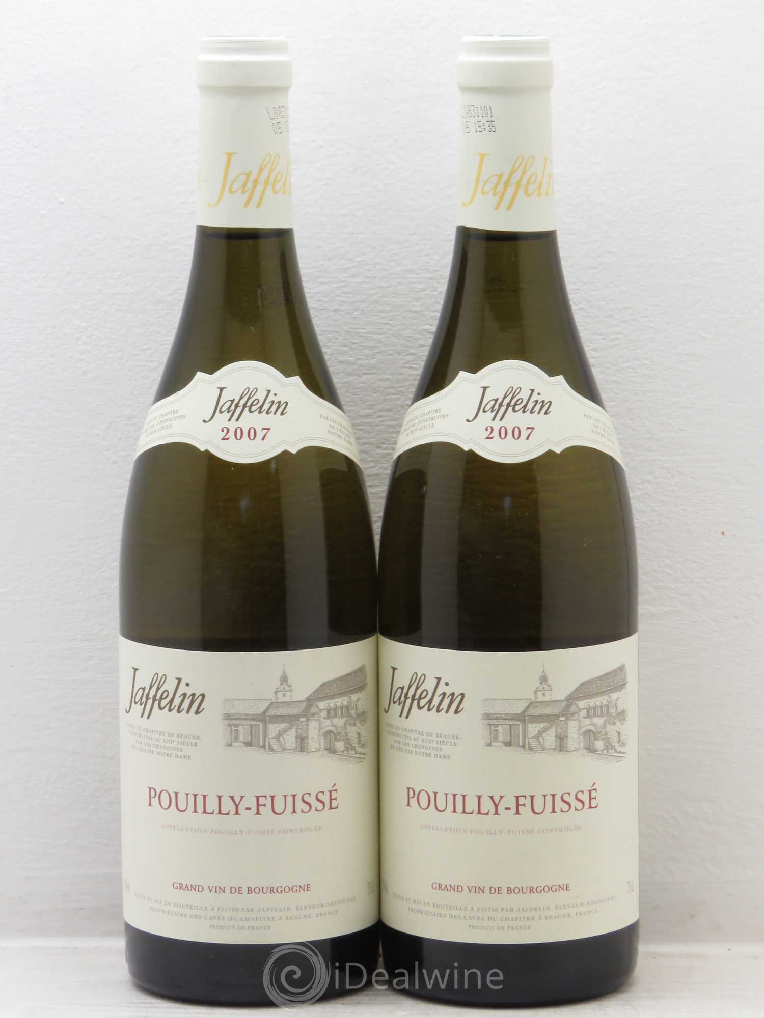 Pouilly-Fuissé Jaffelin 2007 - Lot de 2 bouteilles - 0