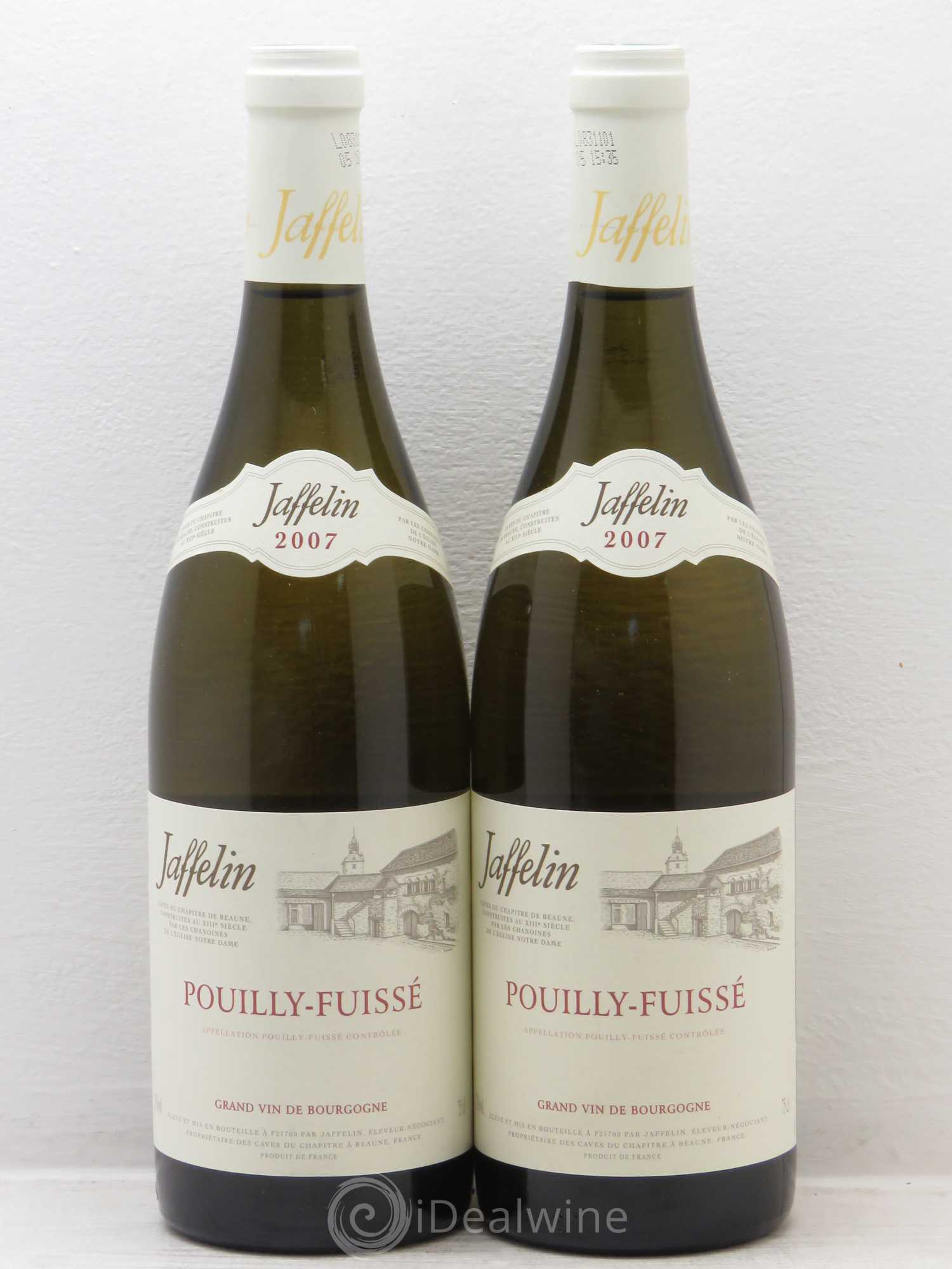 Pouilly-Fuissé Jaffelin (sans prix de réserve) 2007 - Posten von 2 Flaschen - 0