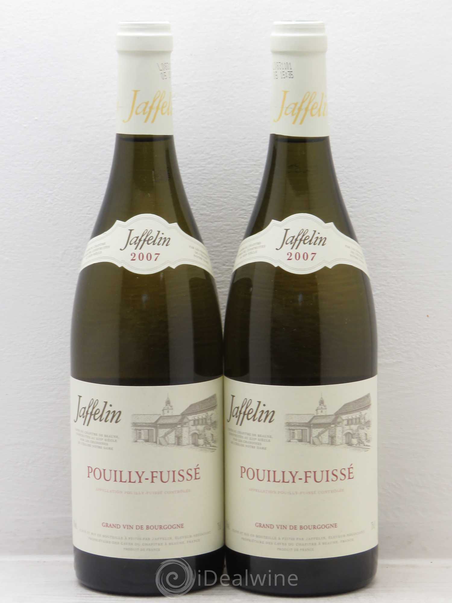 Pouilly-Fuissé Jaffelin 2007 - Lot de 2 bouteilles - 0