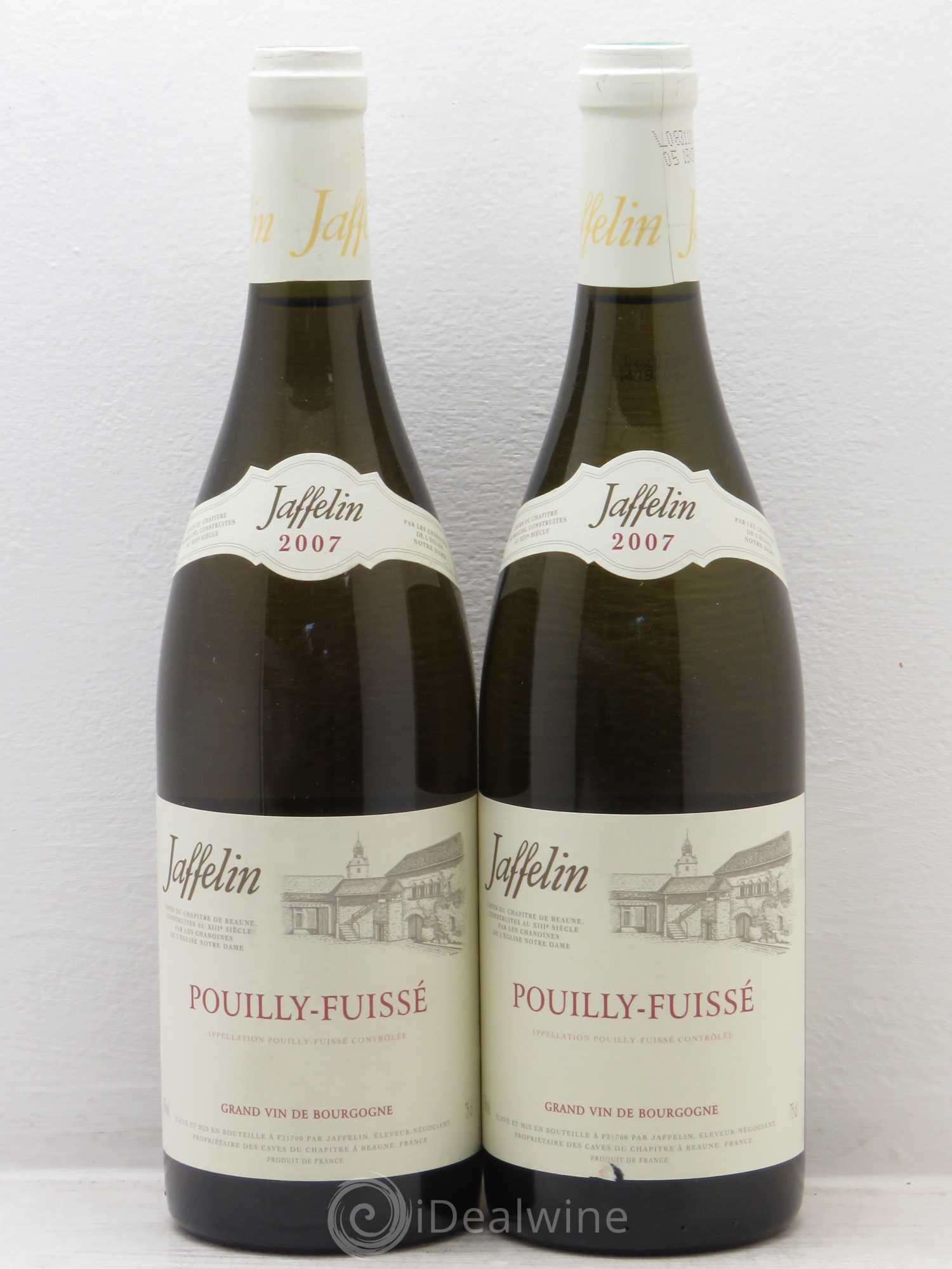 Pouilly-Fuissé Jaffelin 2007 - Lot de 2 bouteilles - 0