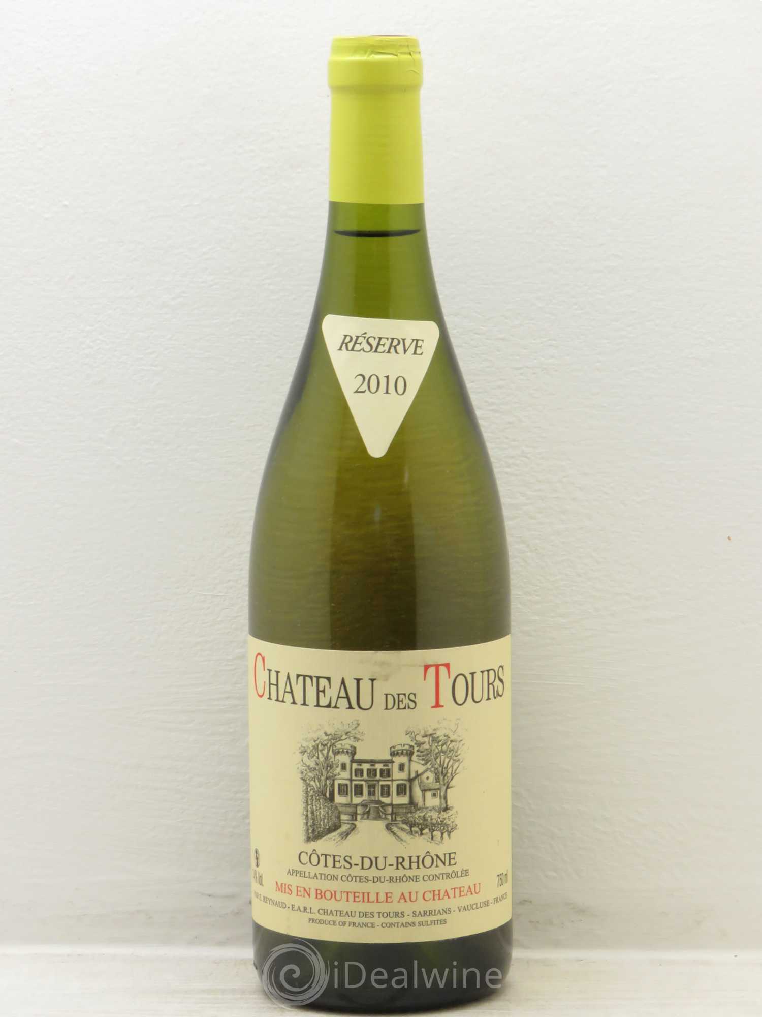 Côtes-du-Rhône Château des Tours Emmanuel Reynaud 2010 - Lot de 1 bouteille - 0
