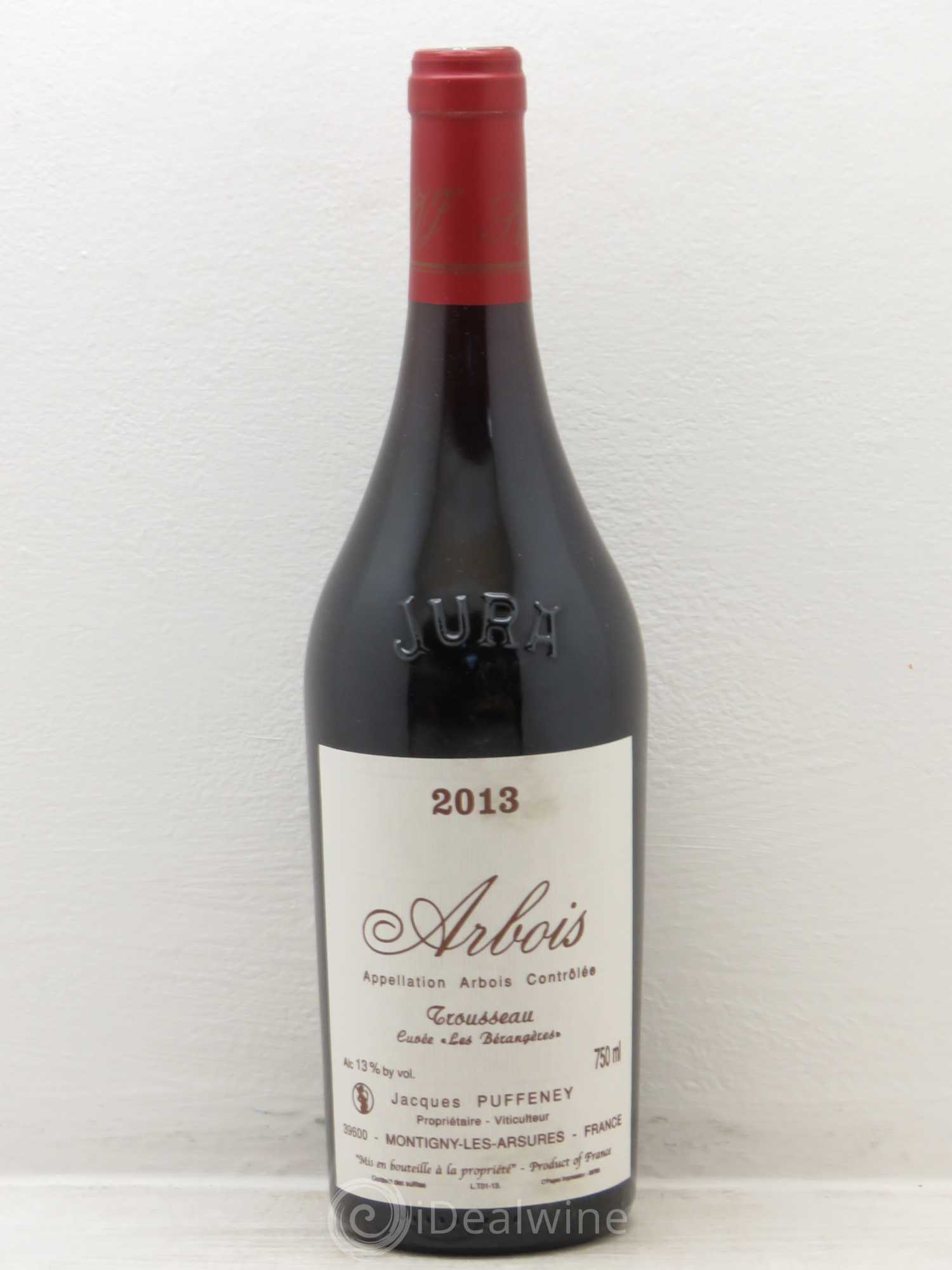 Arbois Trousseau Cuvée des Bérengères Puffeney 2013 - Posten von 1 Flasche - 0