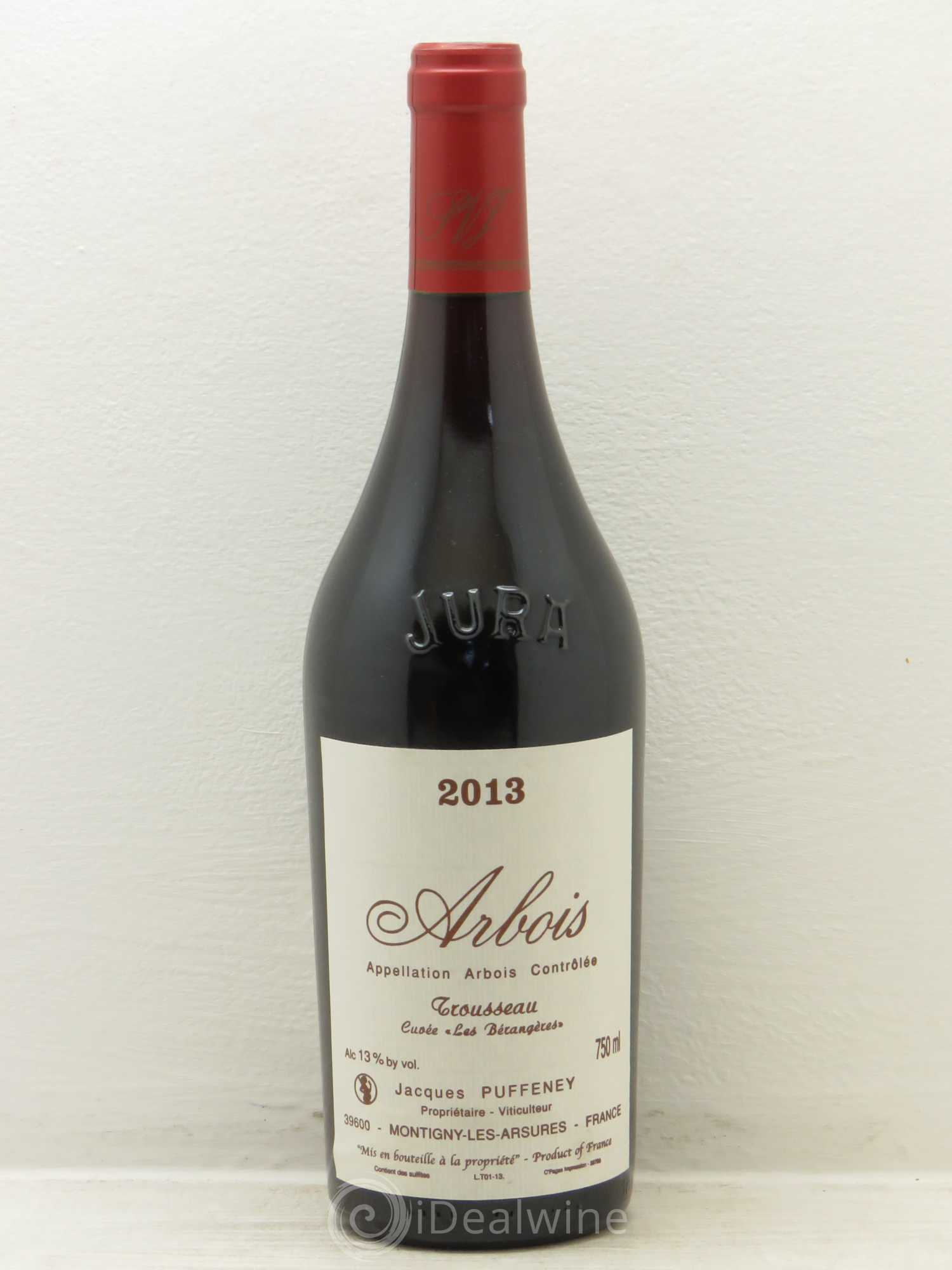 Arbois Trousseau Cuvée des Bérengères Puffeney 2013 - Posten von 1 Flasche - 0