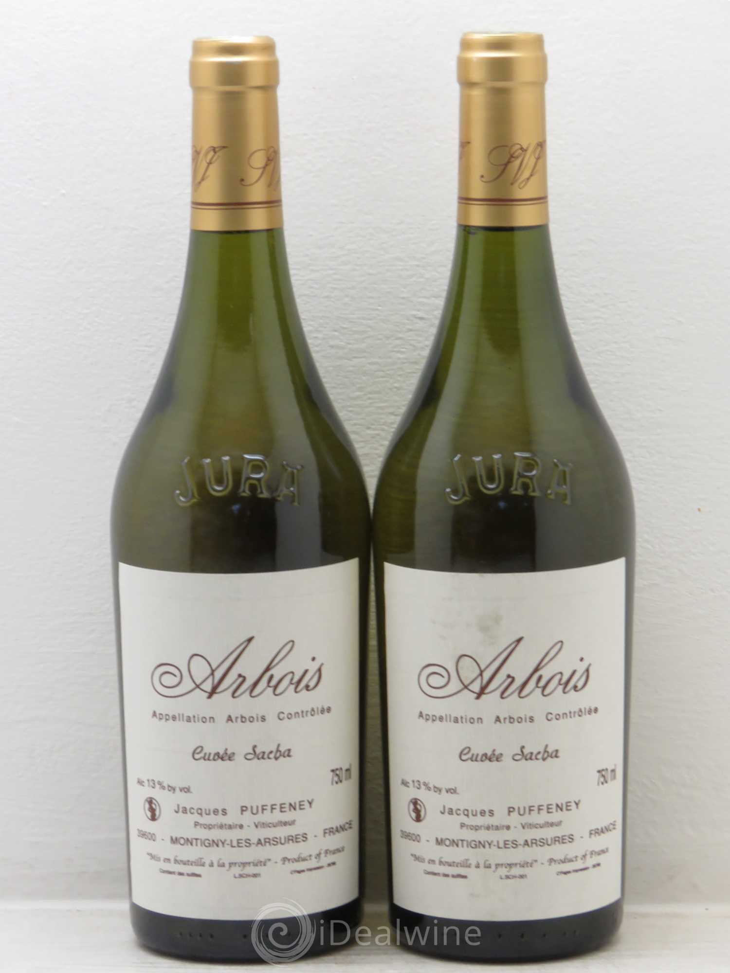 Arbois Cuvée Sacha - Puffeney - Posten von 2 Flaschen - 0