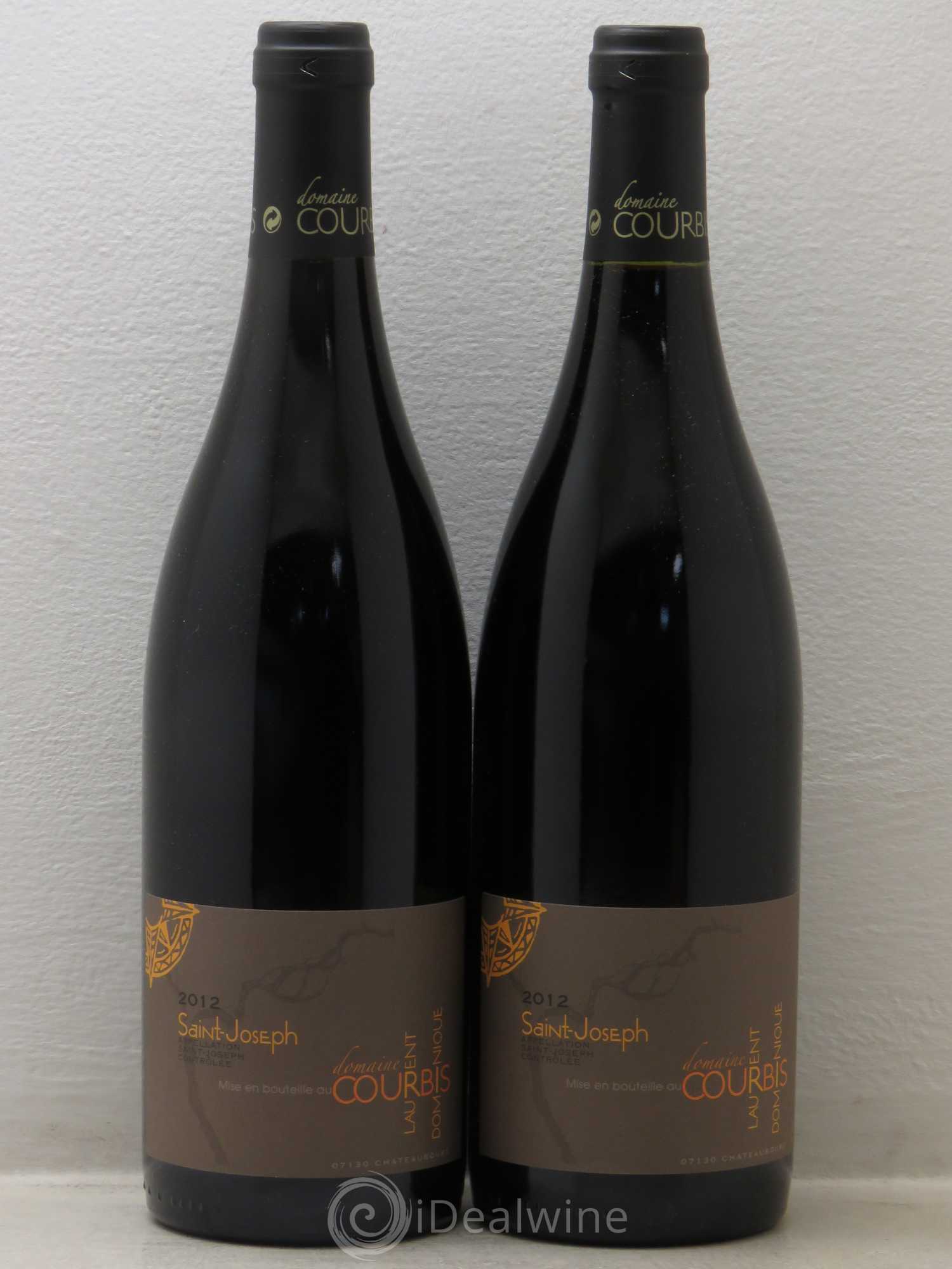 Saint-Joseph Courbis 2012 - Posten von 2 Flaschen - 0