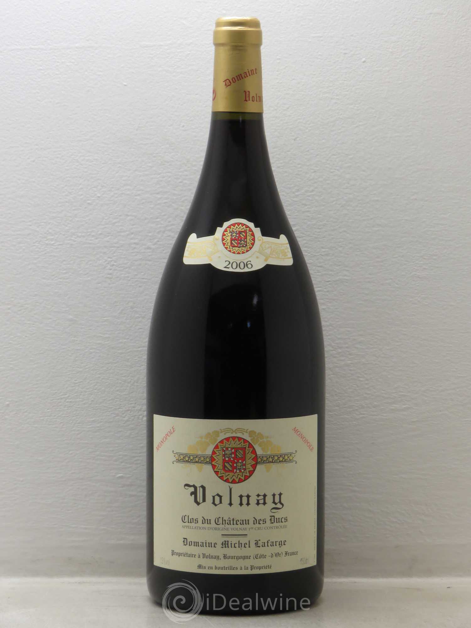 Volnay 1er Cru Clos du Château des Ducs Lafarge (Domaine) 2006 - Lot de 1 magnum - 0