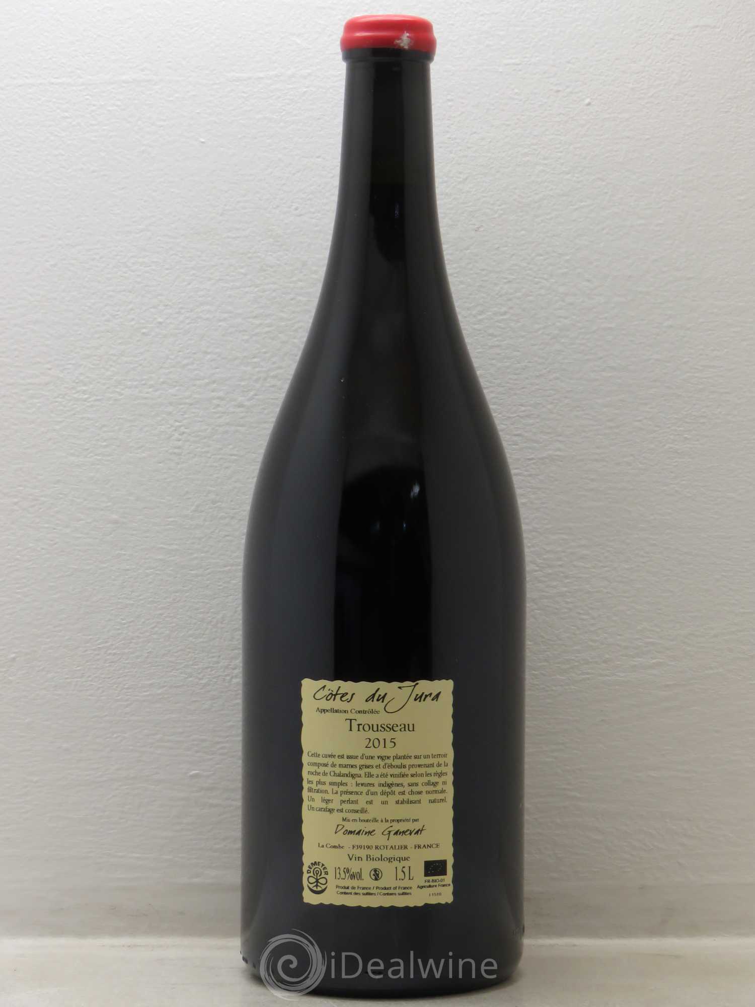 Côtes du Jura Plein Sud Jean-François Ganevat (Domaine) 2015 - Lot de 1 magnum - 1