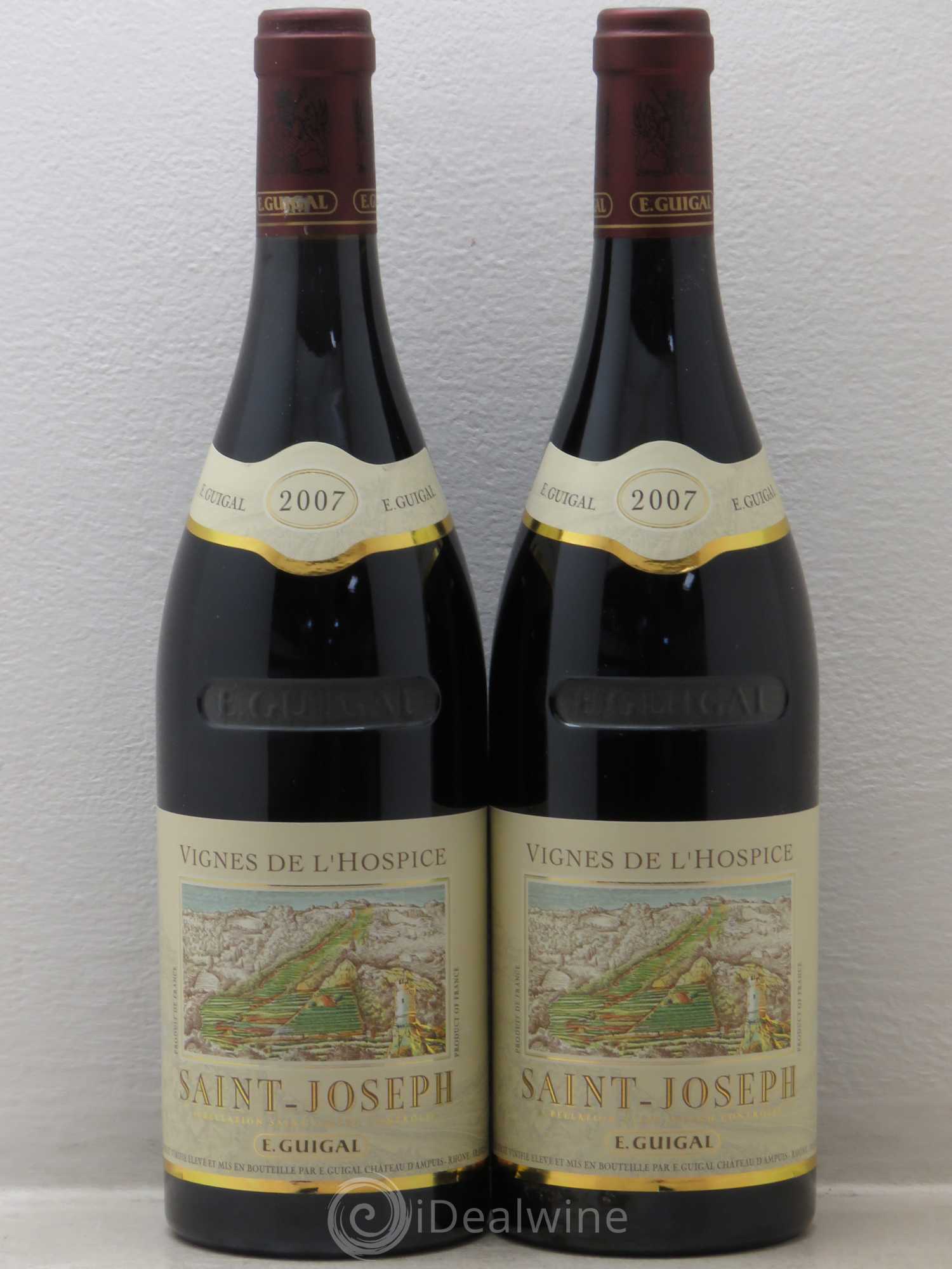 Saint-Joseph Vignes de l'Hospice Guigal (sans prix de réserve) 2007 - Lot de 2 bouteilles - 0