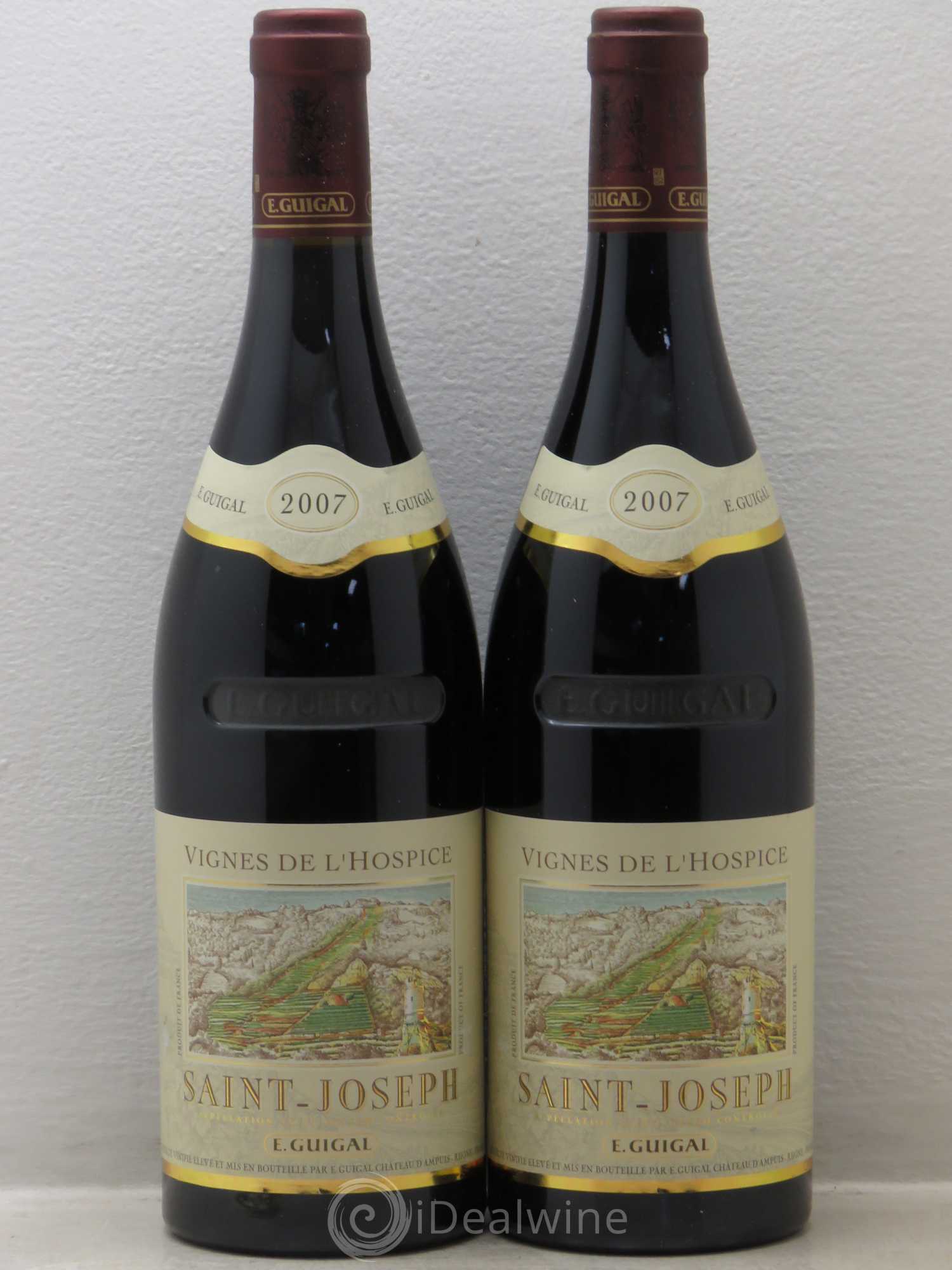 Saint-Joseph Vignes de l'Hospice Guigal (sans prix de réserve) 2007 - Lot de 2 bouteilles - 0