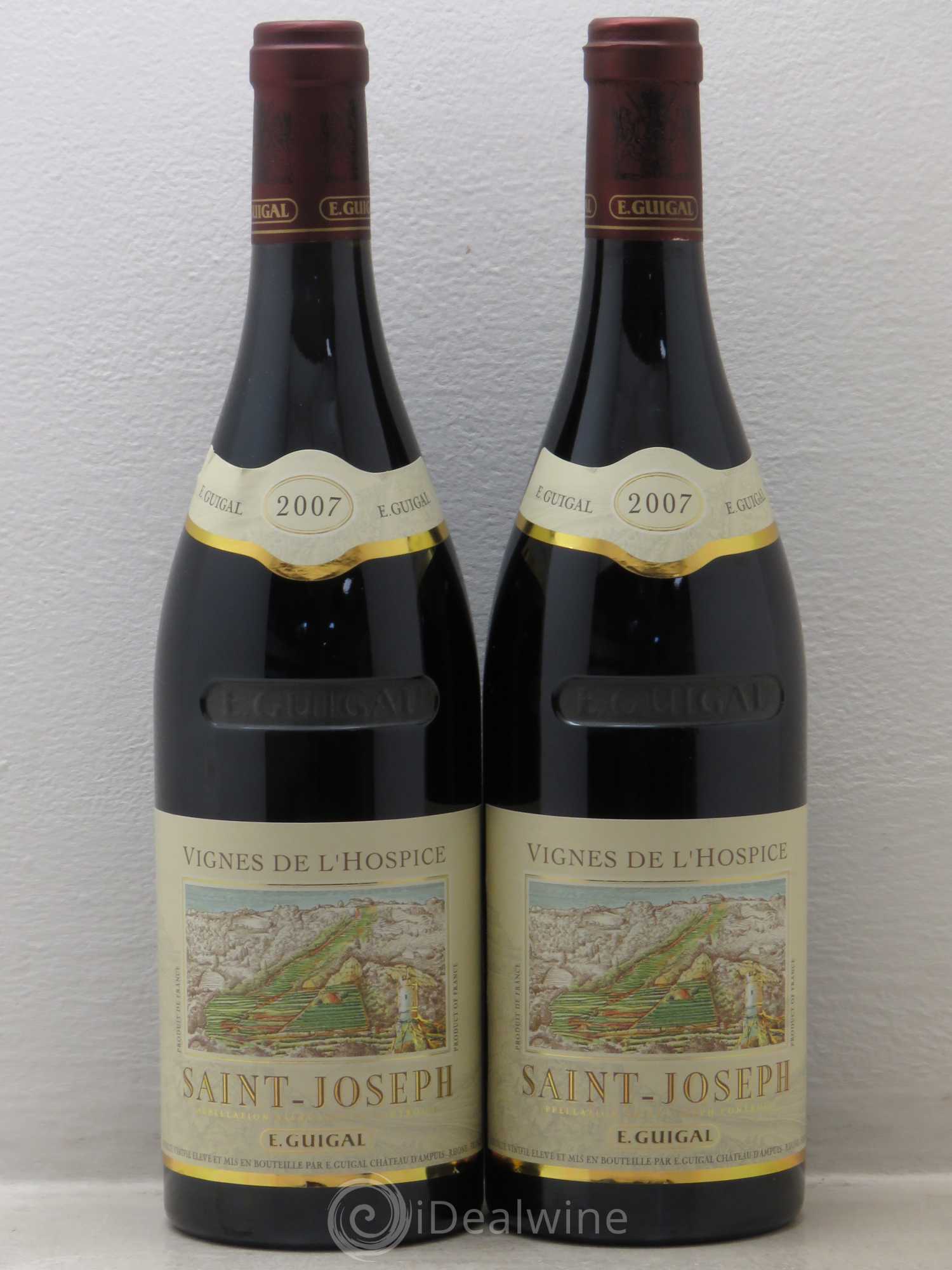 Saint-Joseph Vignes de l'Hospice Guigal (sans prix de réserve) 2007 - Lot de 2 bouteilles - 0