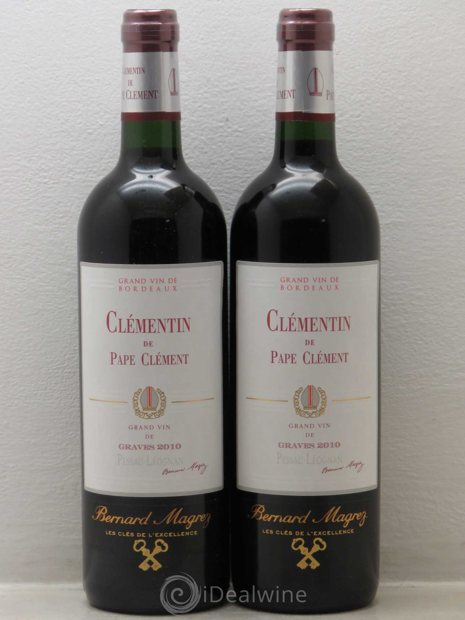 Le Clémentin de Pape Clément Second Vin 2010 - Lot de 2 bouteilles - 0