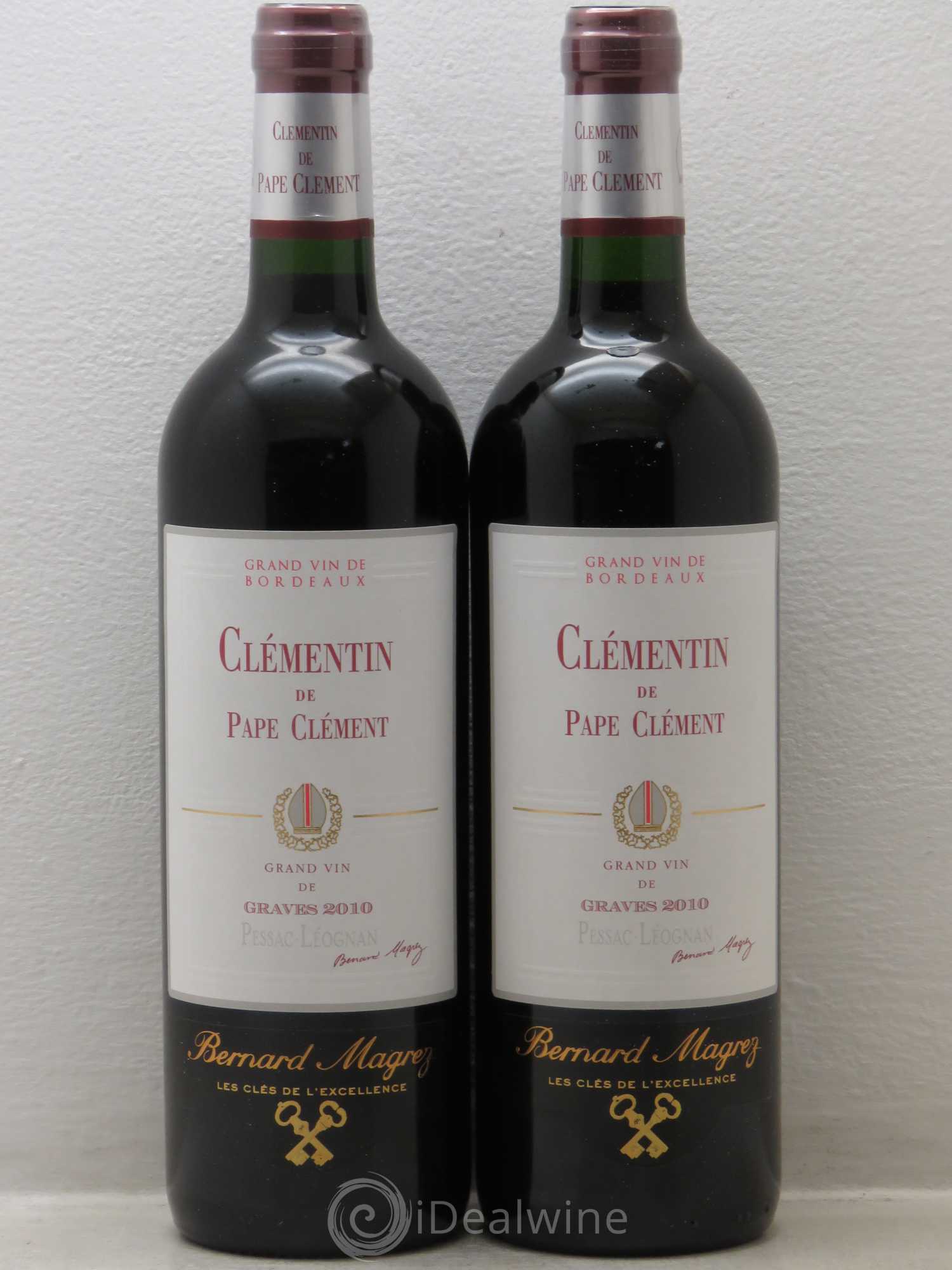 Le Clémentin de Pape Clément Second Vin 2010 - Lot de 2 bouteilles - 0