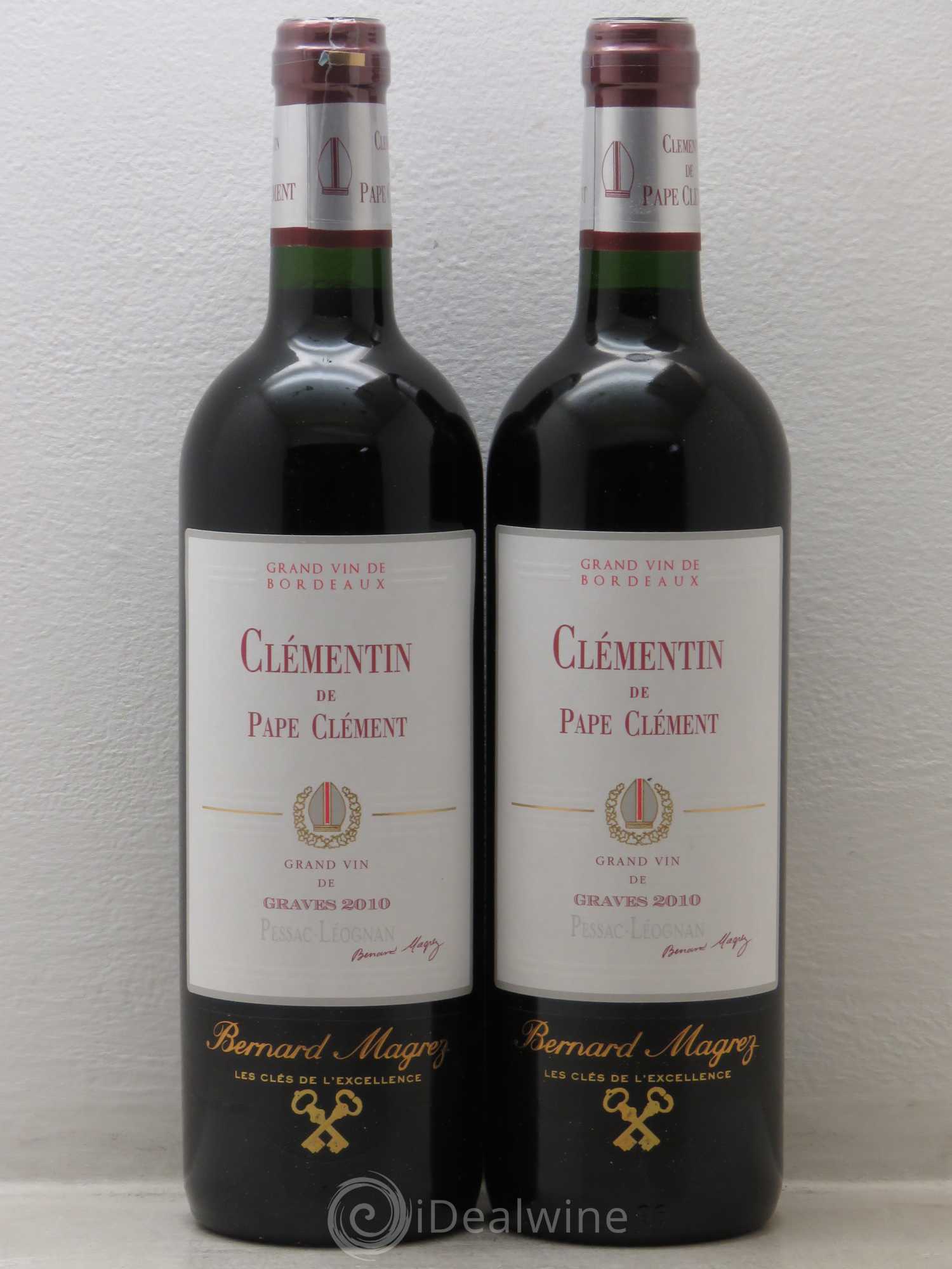 Le Clémentin de Pape Clément Second Vin 2010 - Lot de 2 bouteilles - 0