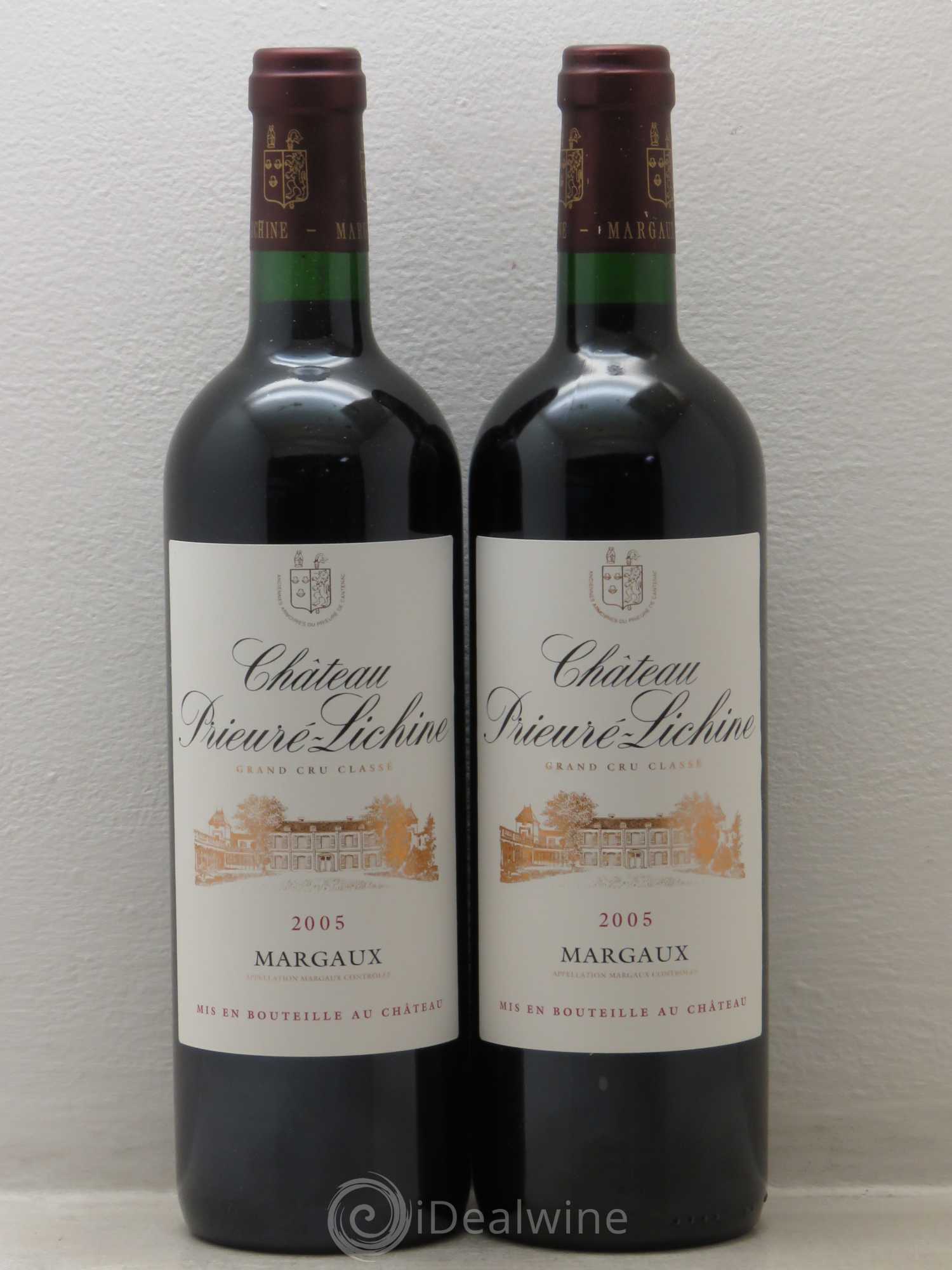 Château Prieuré Lichine 4ème Grand Cru Classé 2005 - Lot de 2 bouteilles - 0