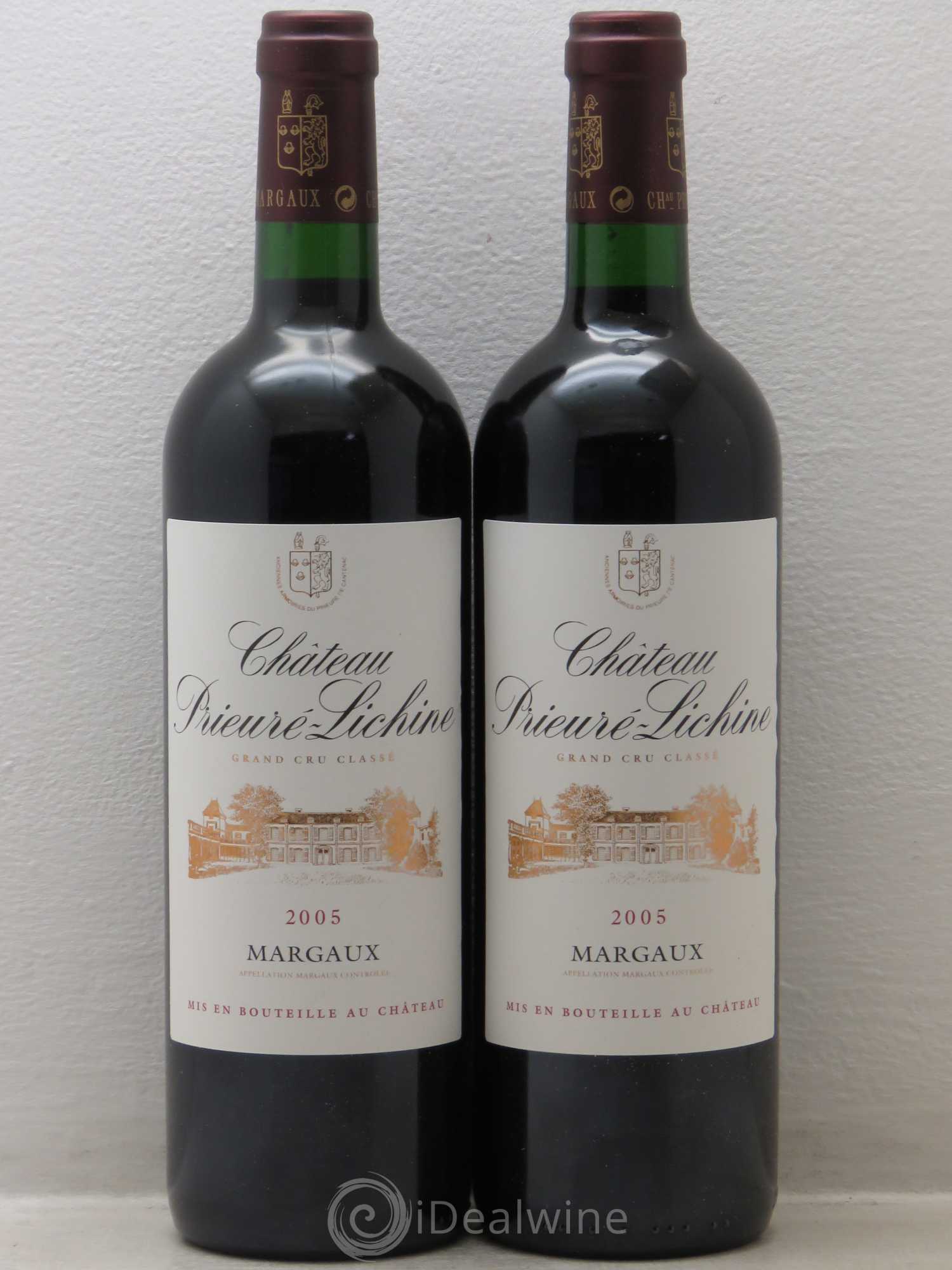 Château Prieuré Lichine 4ème Grand Cru Classé 2005 - Lot de 2 bouteilles - 0