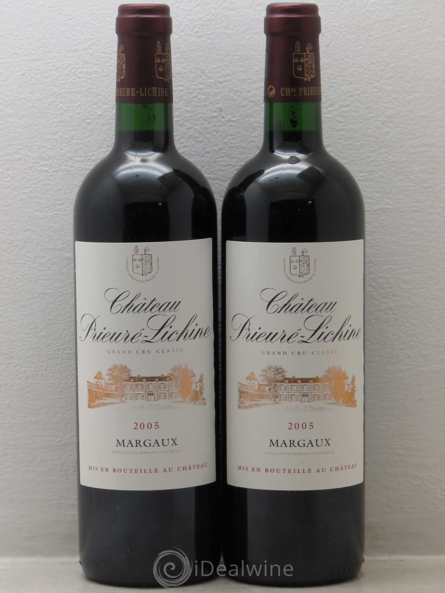 Château Prieuré Lichine 4ème Grand Cru Classé 2005 - Lot de 2 bouteilles - 0