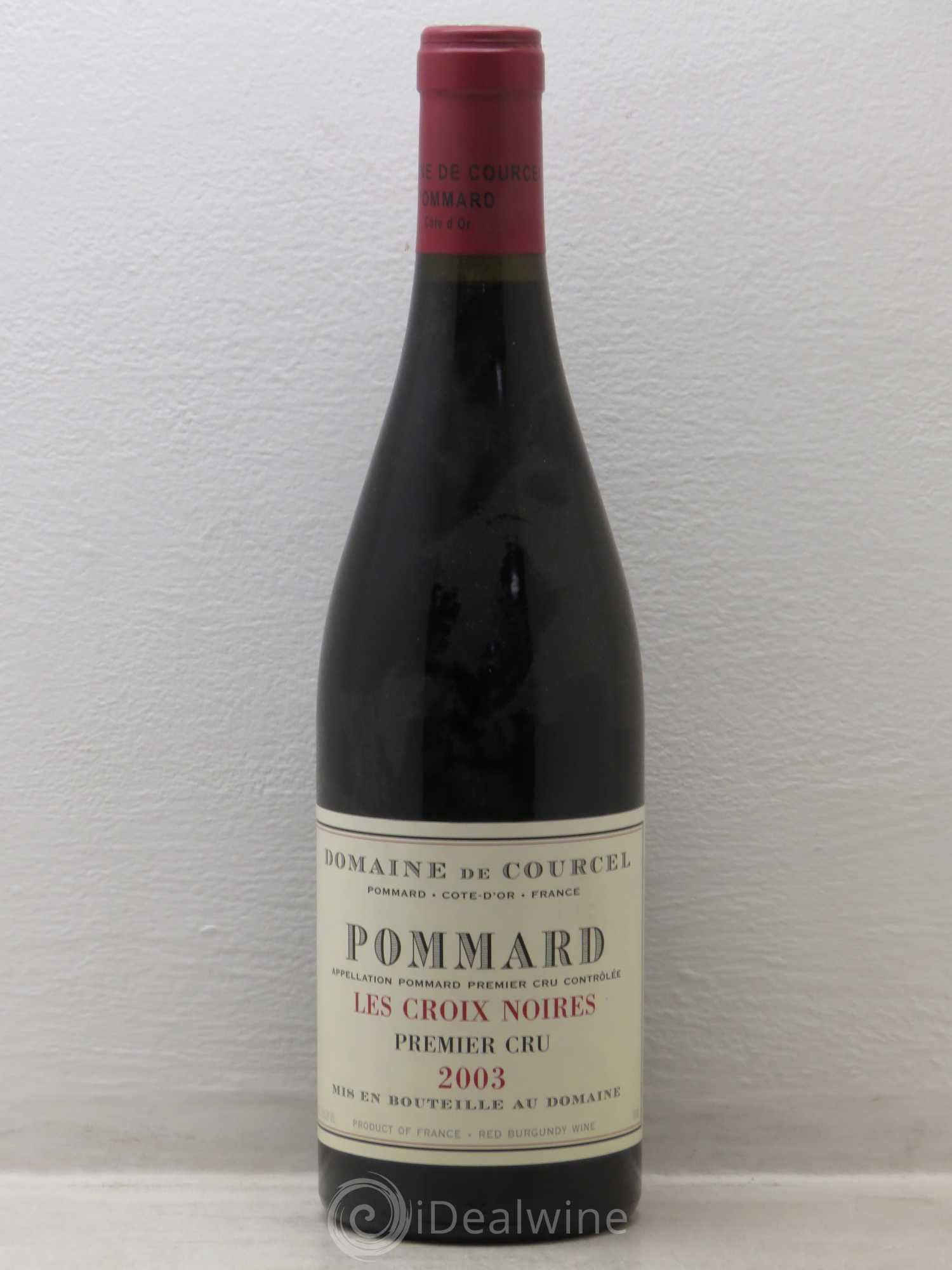 Pommard 1er Cru Les Croix Noires de Courcel (Domaine) 2003 - Lot de 1 bouteille - 0