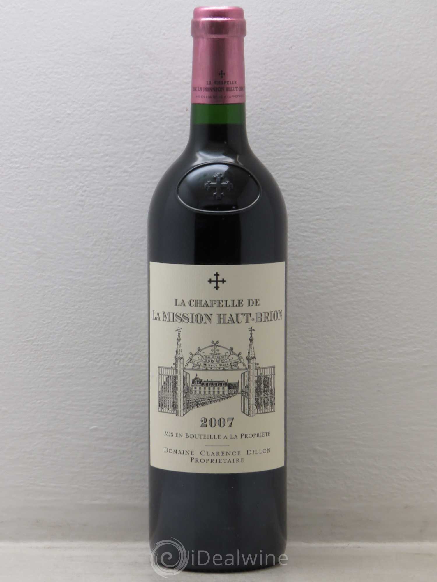 La Chapelle de La Mission Haut-Brion Second Vin (sans prix de réserve) 2007 - Lot de 1 bouteille - 0