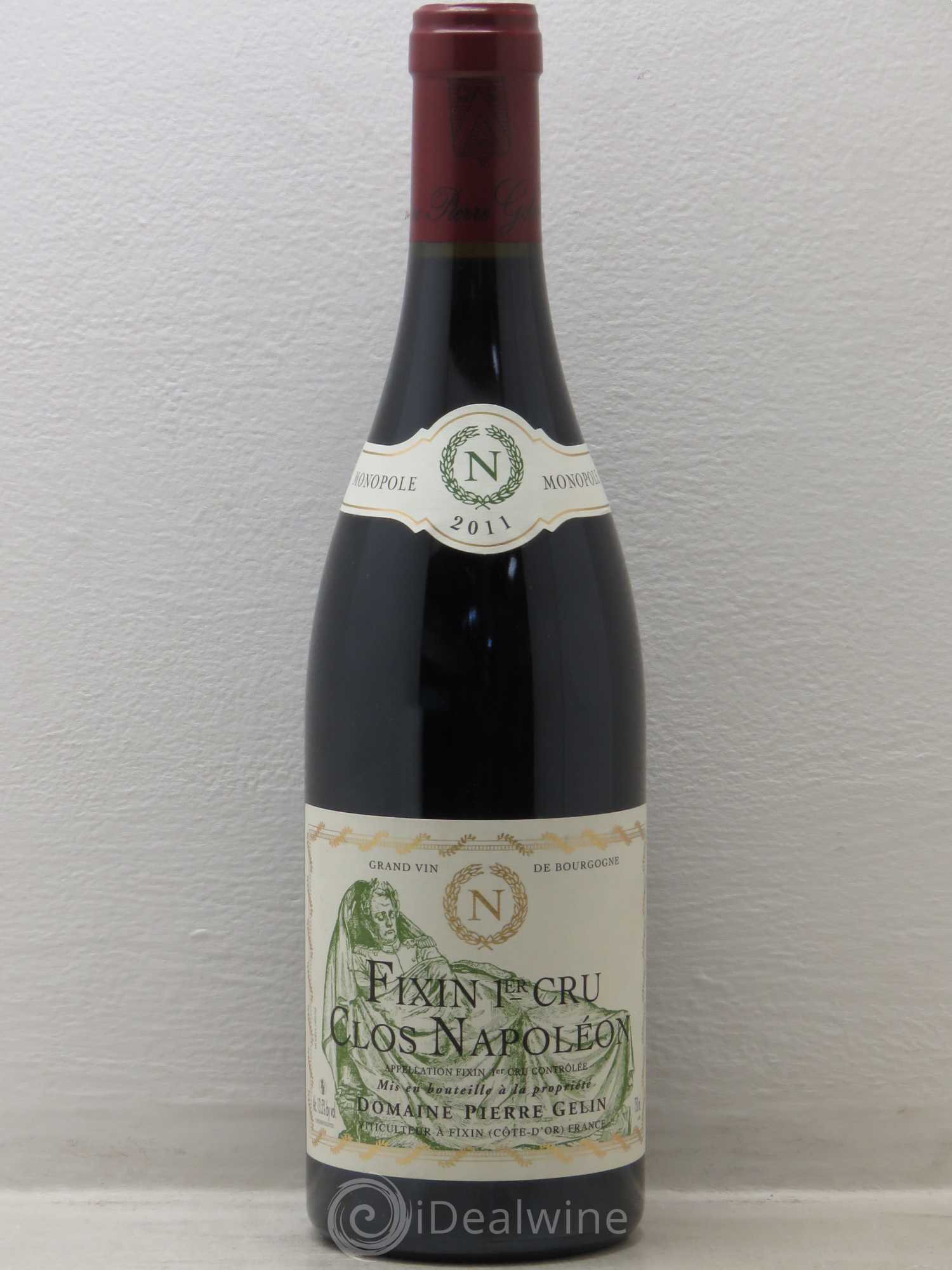 Fixin 1er Cru Clos du Napoleon - domaine Gelin (sans prix de réserve) 2011 - Posten von 1 Flasche - 0
