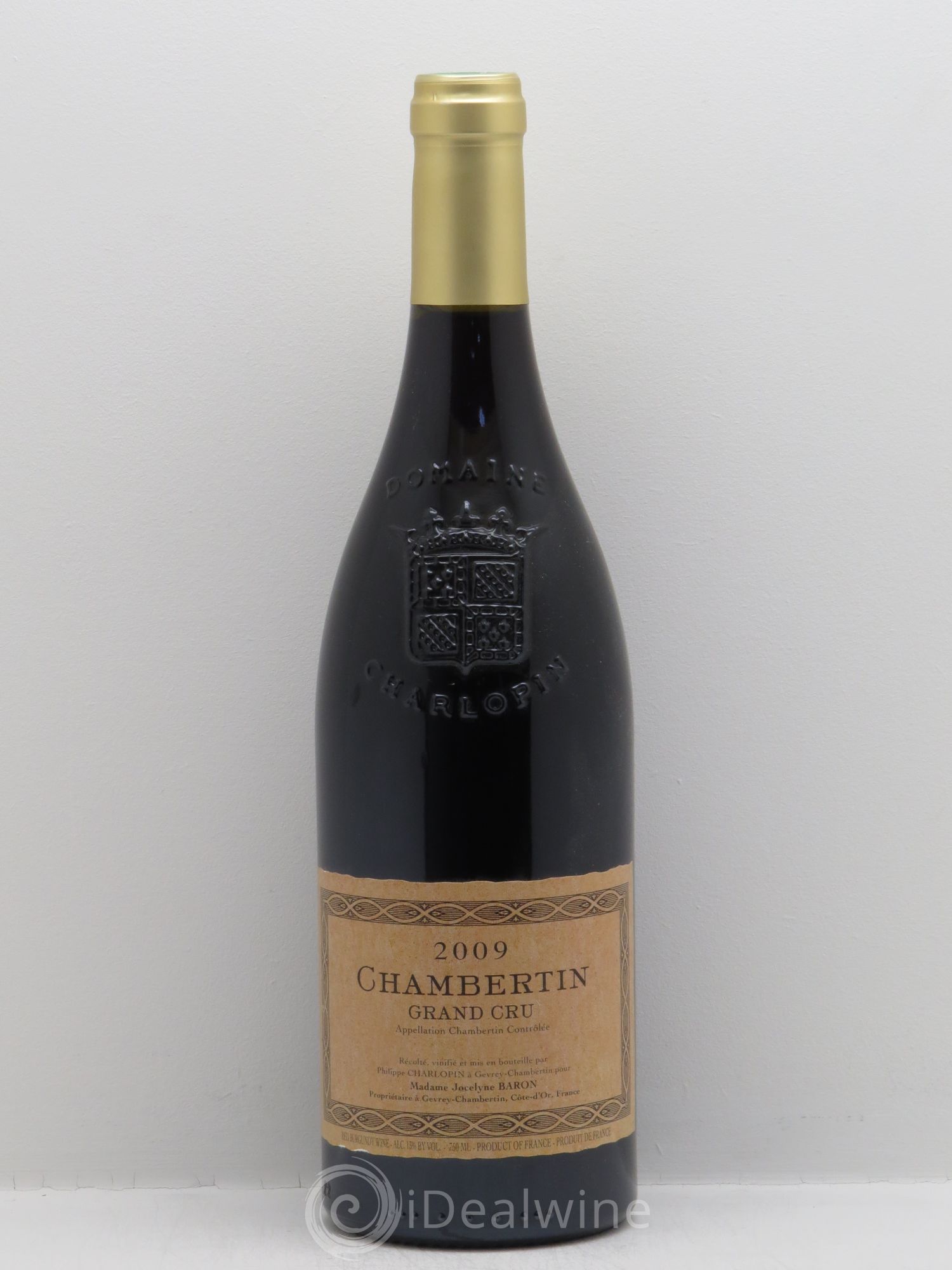 Chambertin Grand Cru Charlopin 2009 - Lot de 1 bouteille - 0