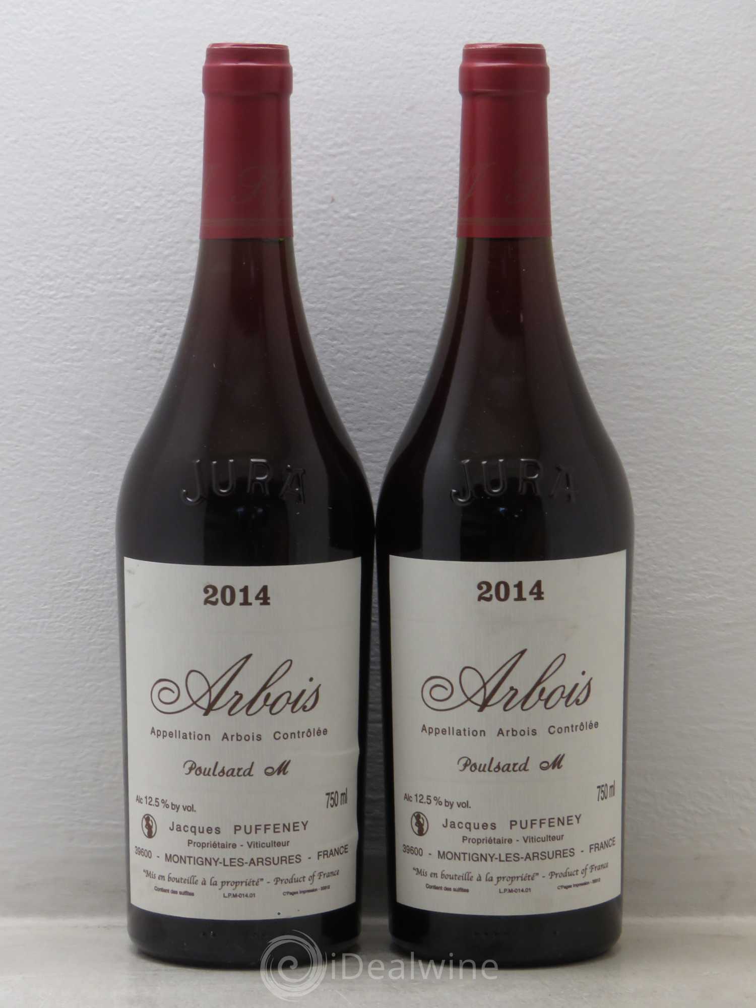 Arbois Poulsard - M Puffeney (sans prix de réserve) 2014 - Posten von 2 Flaschen - 0