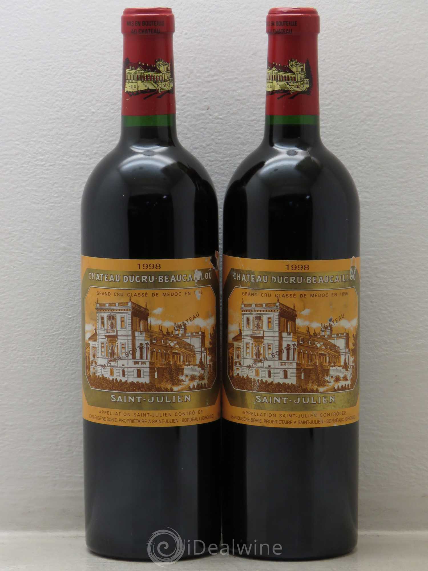 Château Ducru Beaucaillou 2ème Grand Cru Classé 1998 - Lot de 2 bouteilles - 0