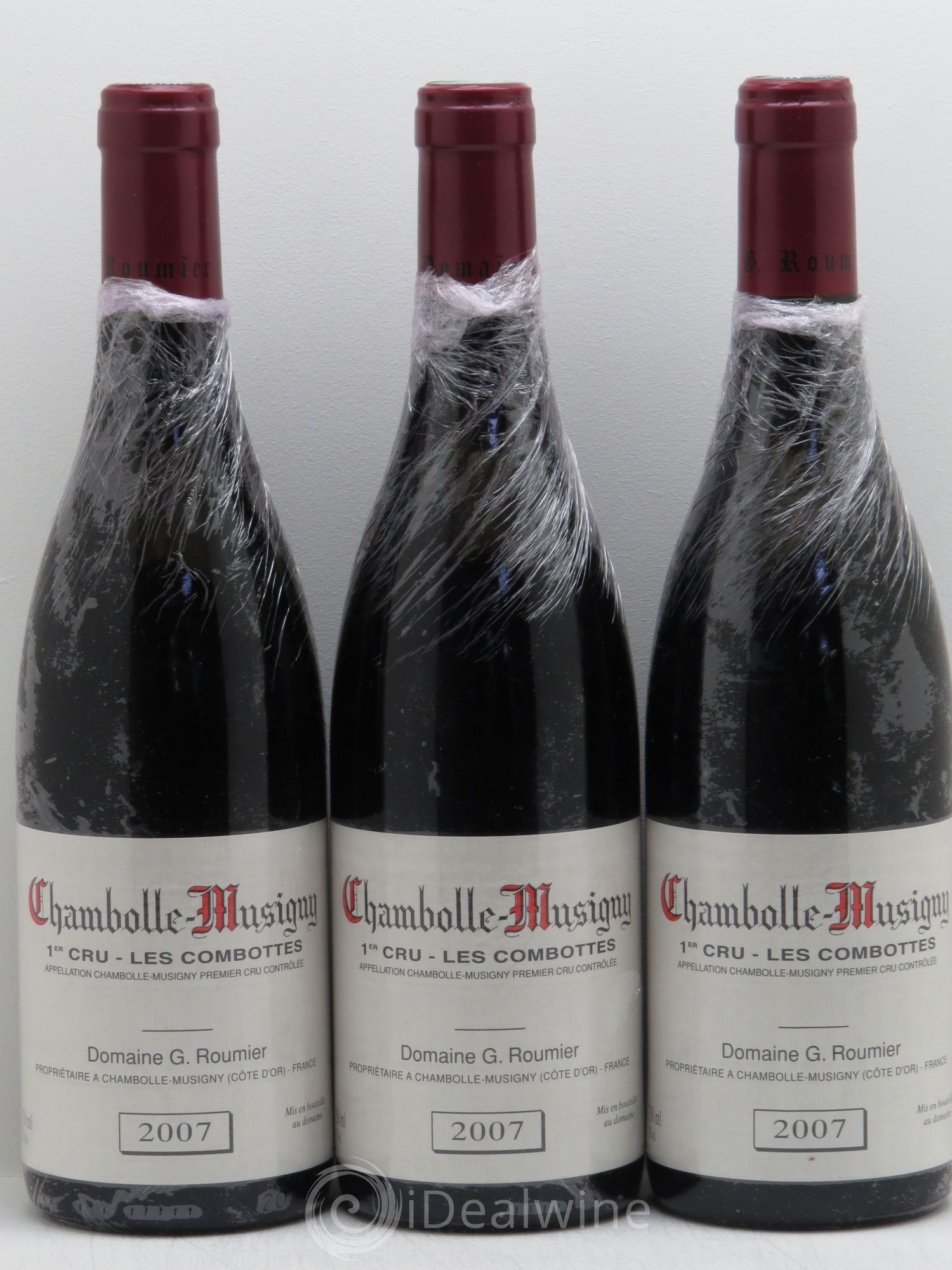 Chambolle-Musigny 1er Cru Les Combottes Georges Roumier (Domaine) 2007 - Lot de 3 bouteilles - 0