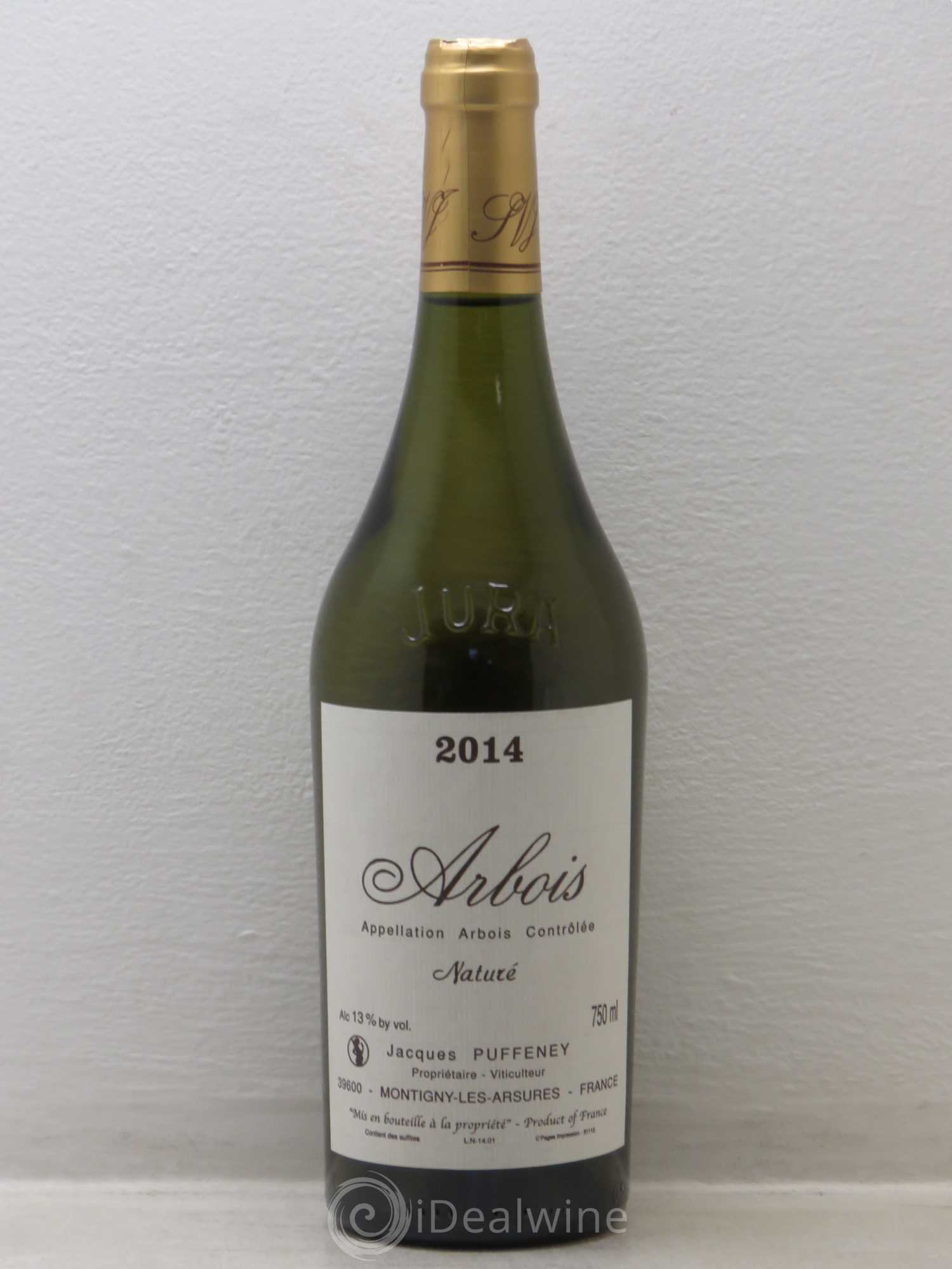 Arbois Naturé - Puffeney (sans prix de réserve) 2014 - Posten von 1 Flasche - 0