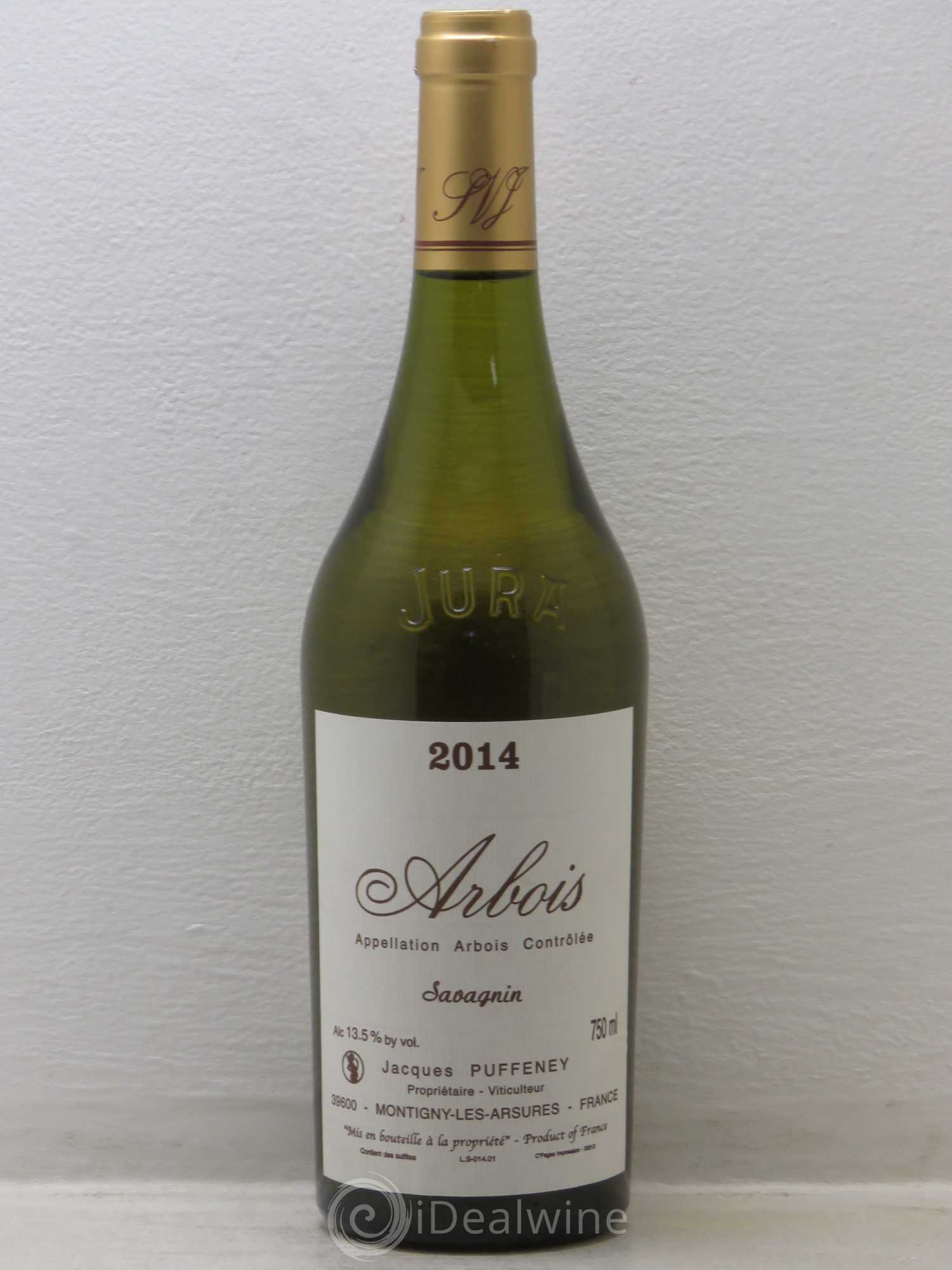 Arbois Savagnin - Puffeney (sans prix de réserve) 2014 - Posten von 1 Flasche - 0