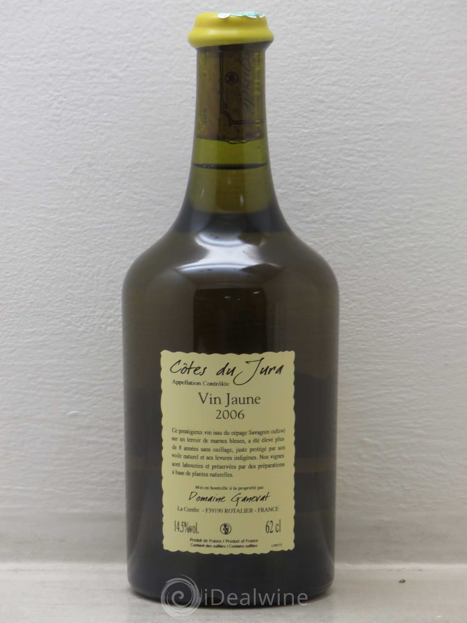 Côtes du Jura Vin Jaune Jean-François Ganevat (Domaine) 2006 - Lot de 1 bouteille - 1