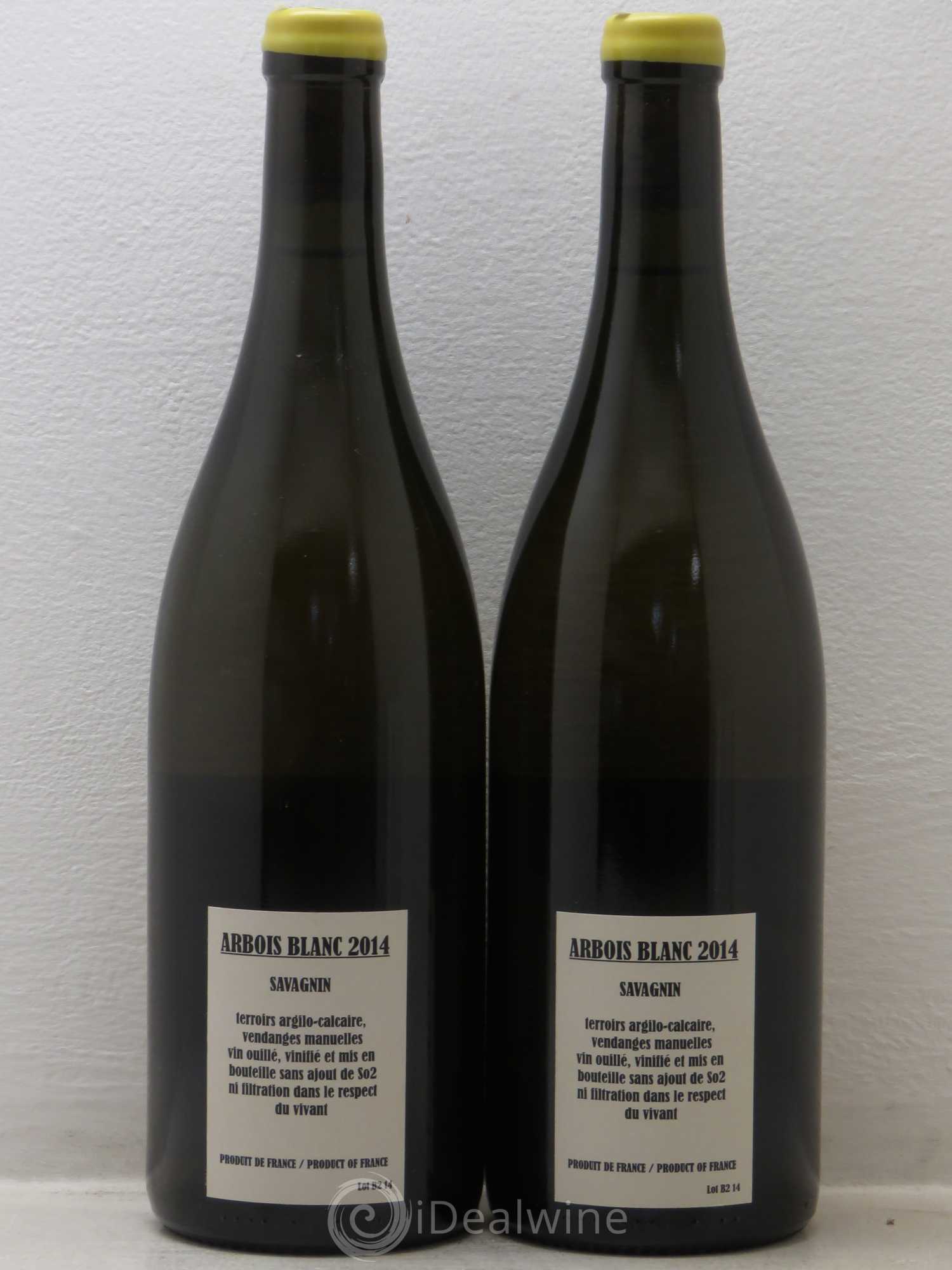 Arbois Savagnin - Houillon 2014 - Posten von 2 Flaschen - 1