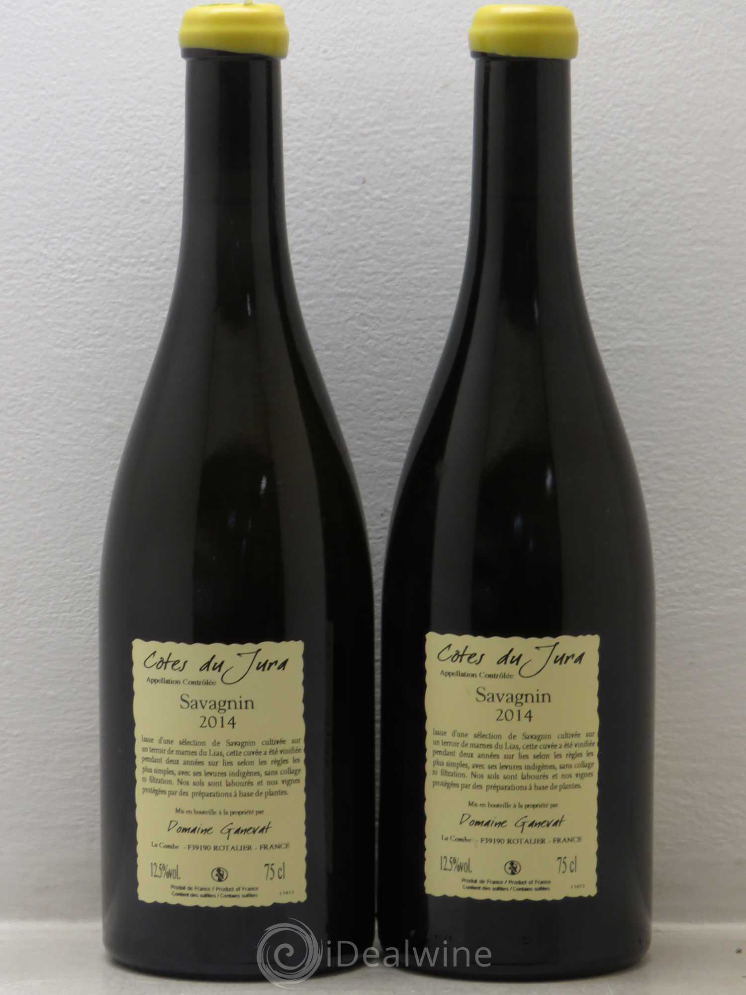 Côtes du Jura Sous la Roche Jean-François Ganevat (Domaine) 2014 - Lot de 2 bouteilles - 1