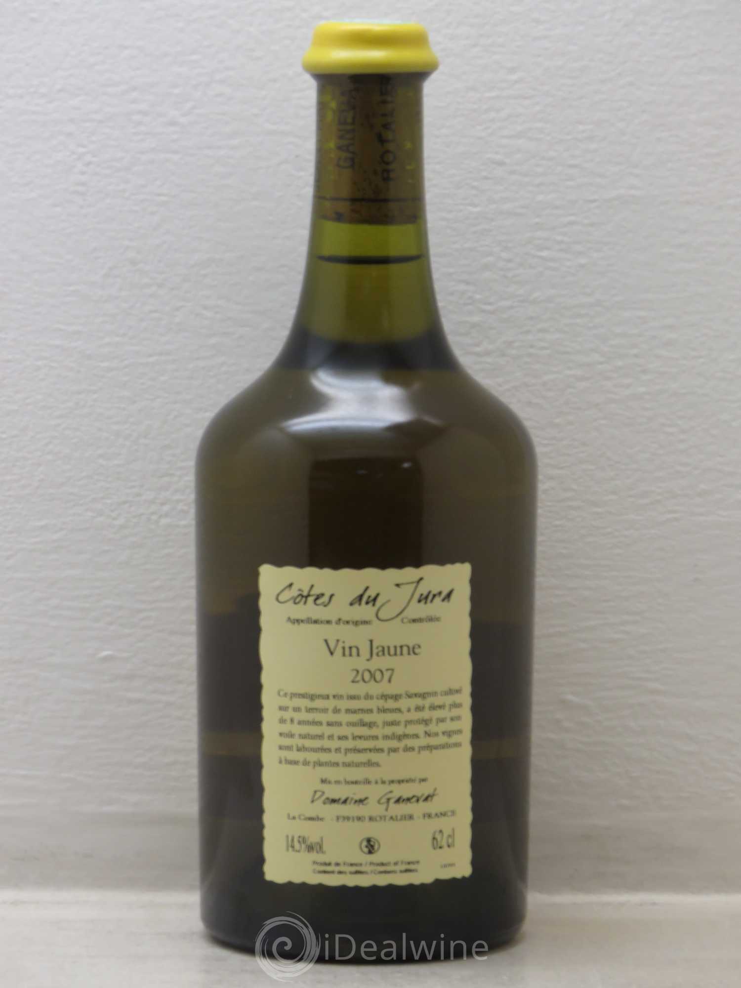 Côtes du Jura Vin Jaune Jean-François Ganevat (Domaine) 2007 - Lot de 1 bouteille - 1