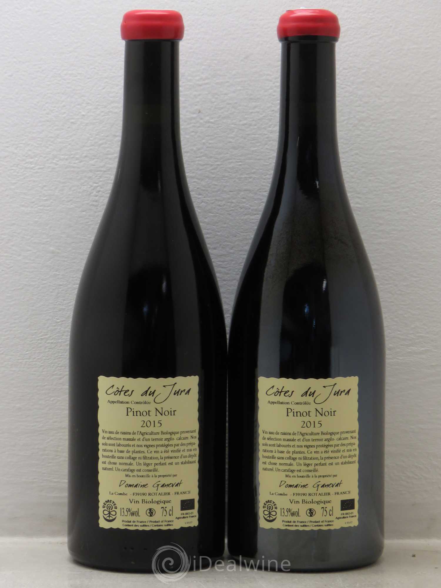 Côtes du Jura Cuvée Julien Jean-François Ganevat (Domaine) 2015 - Lot de 2 bouteilles - 1