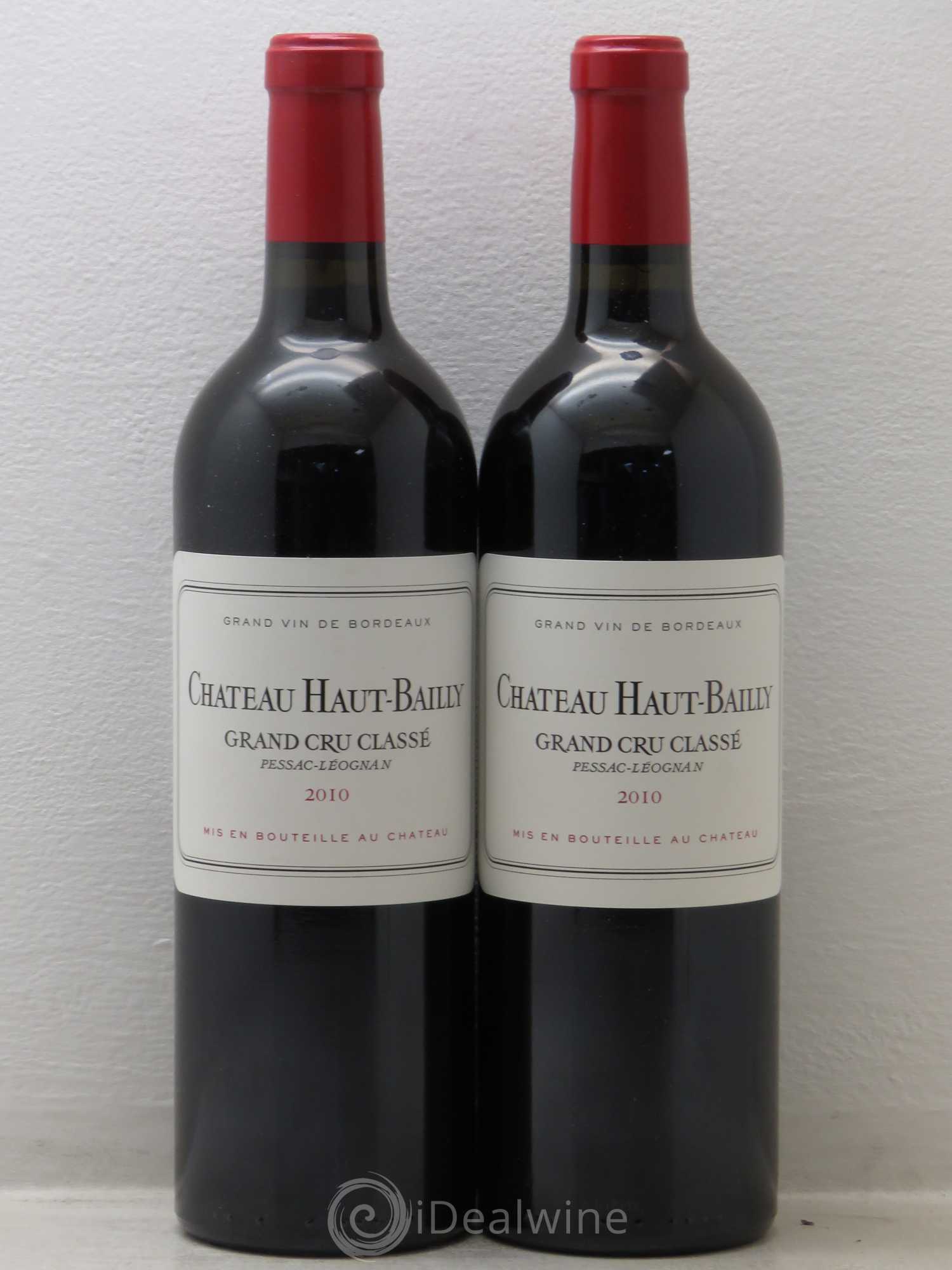 Château Haut-Bailly Cru Classé de Graves 2010 - Lot de 2 bouteilles - 0